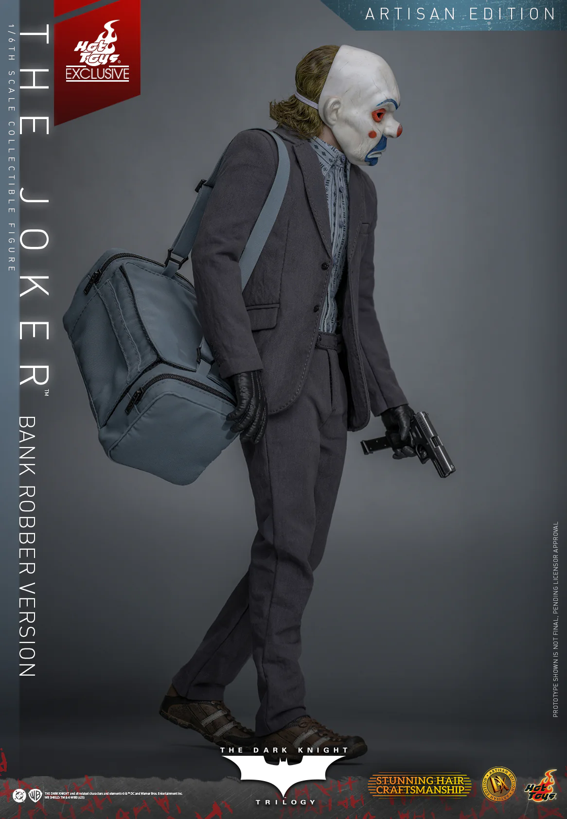 [Pre-Order] DX51AE - The Dark Knight Trilogy - 1/6th scale The Joker (Bank Robber Version) Collectible Figure (Artisan Edition) [Hot Toys Exclusive] - Image 4