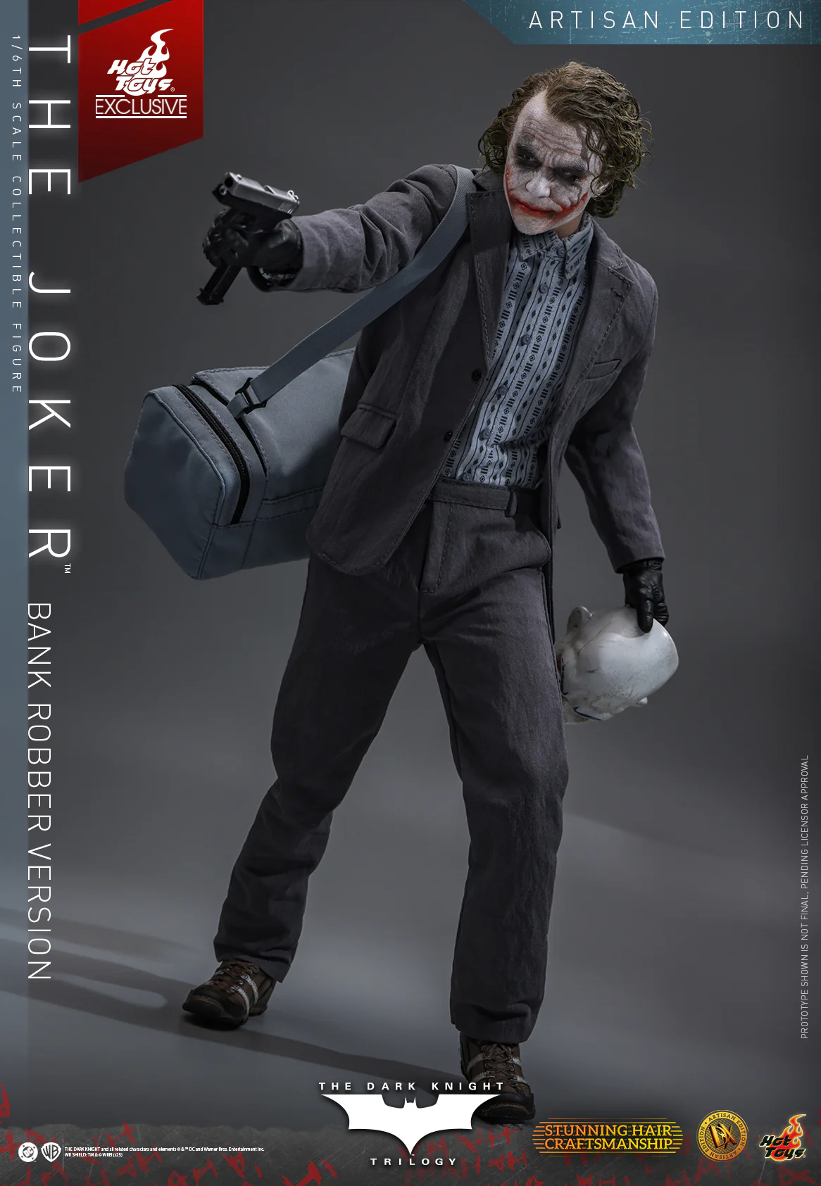 [Pre-Order] DX51AE - The Dark Knight Trilogy - 1/6th scale The Joker (Bank Robber Version) Collectible Figure (Artisan Edition) [Hot Toys Exclusive] - Image 5