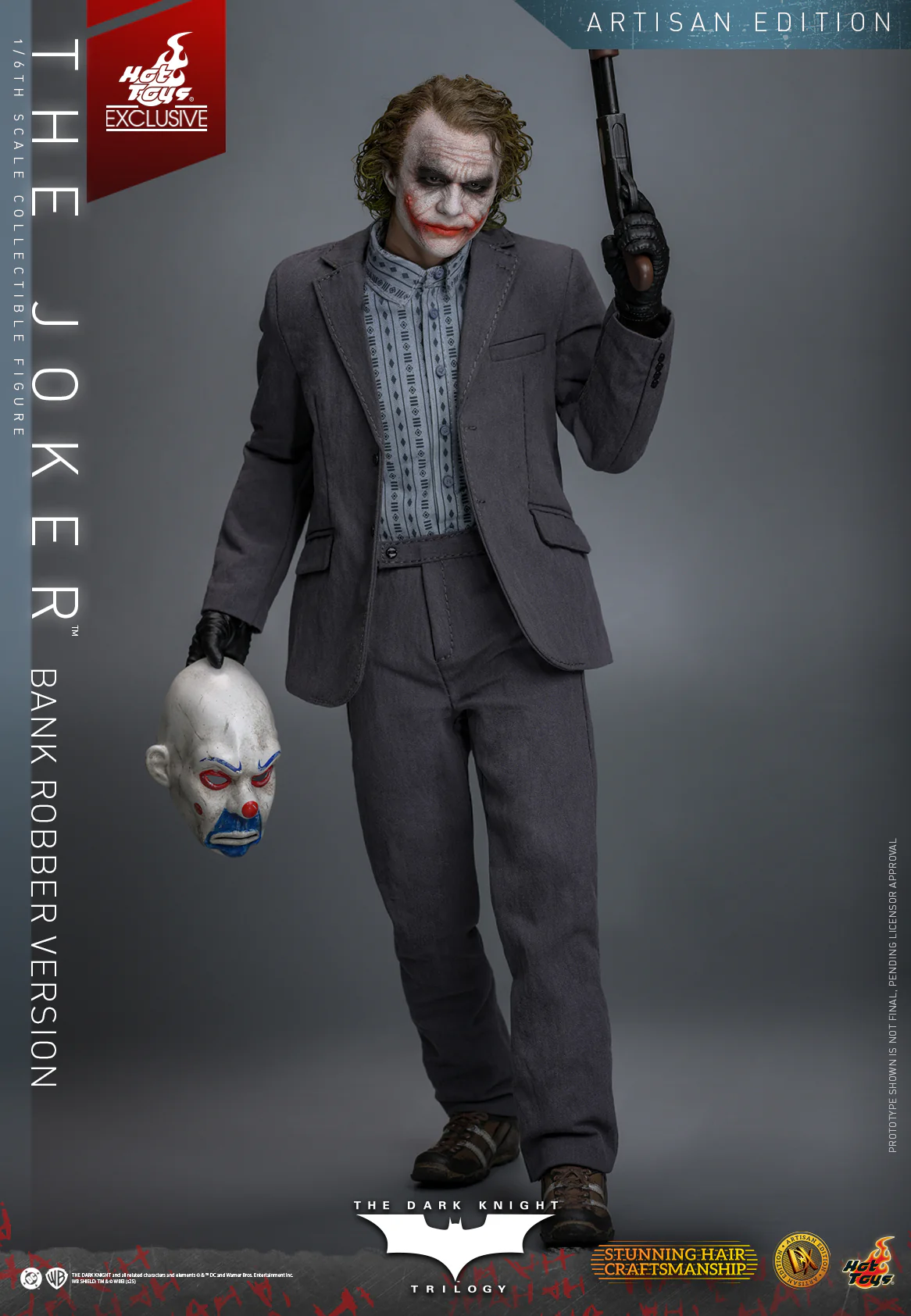 [Pre-Order] DX51AE - The Dark Knight Trilogy - 1/6th scale The Joker (Bank Robber Version) Collectible Figure (Artisan Edition) [Hot Toys Exclusive] - Image 7