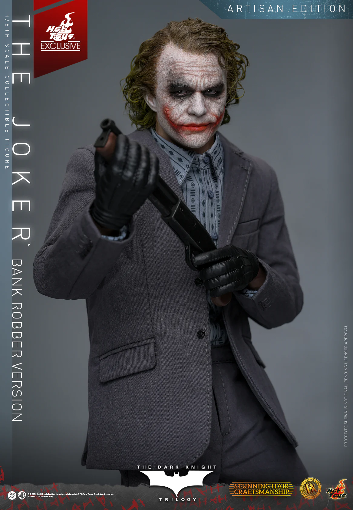 [Pre-Order] DX51AE - The Dark Knight Trilogy - 1/6th scale The Joker (Bank Robber Version) Collectible Figure (Artisan Edition) [Hot Toys Exclusive] - Image 8