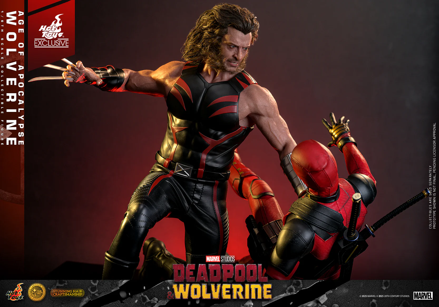 [Pre-Order] MMS819AE - Deadpool & Wolverine - 1/6th scale Age of Apocalypse Wolverine Collectible Figure (Artisan Edition) [Hot Toys Exclusive] - Image 12