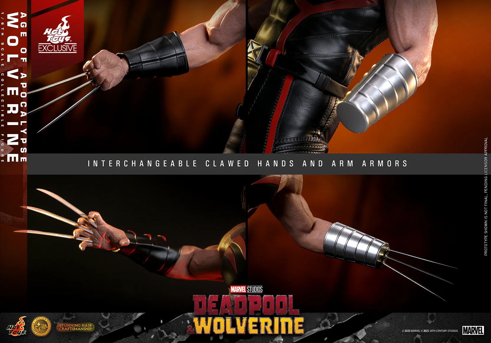 [Pre-Order] MMS819AE - Deadpool & Wolverine - 1/6th scale Age of Apocalypse Wolverine Collectible Figure (Artisan Edition) [Hot Toys Exclusive] - Image 19