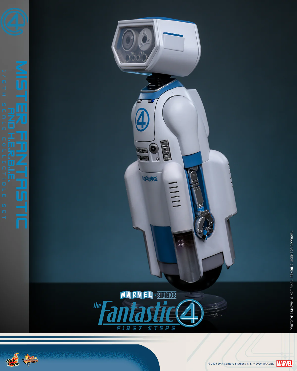 [Pre-Order] MMS822 - The Fantastic Four: First Steps 1/6th scale Mister Fantastic and H.E.R.B.I.E. Collectible Set - Image 5
