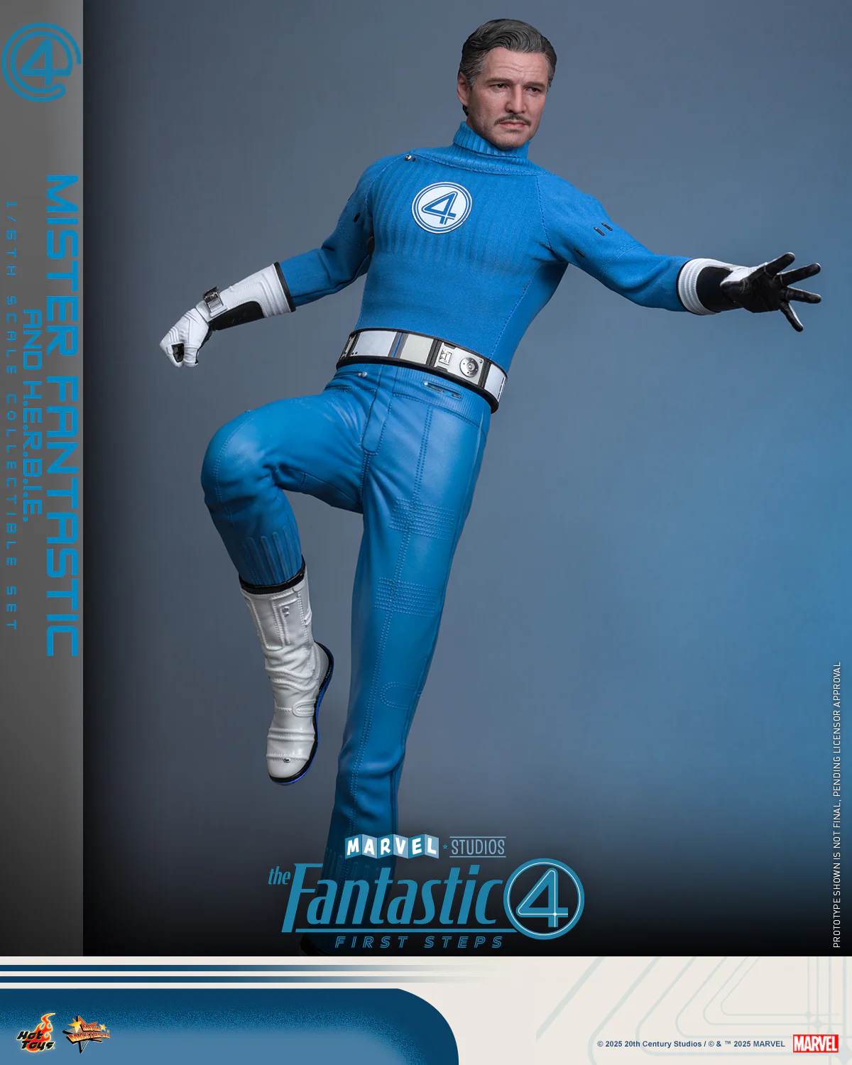 [Pre-Order] MMS822 - The Fantastic Four: First Steps 1/6th scale Mister Fantastic and H.E.R.B.I.E. Collectible Set - Image 7
