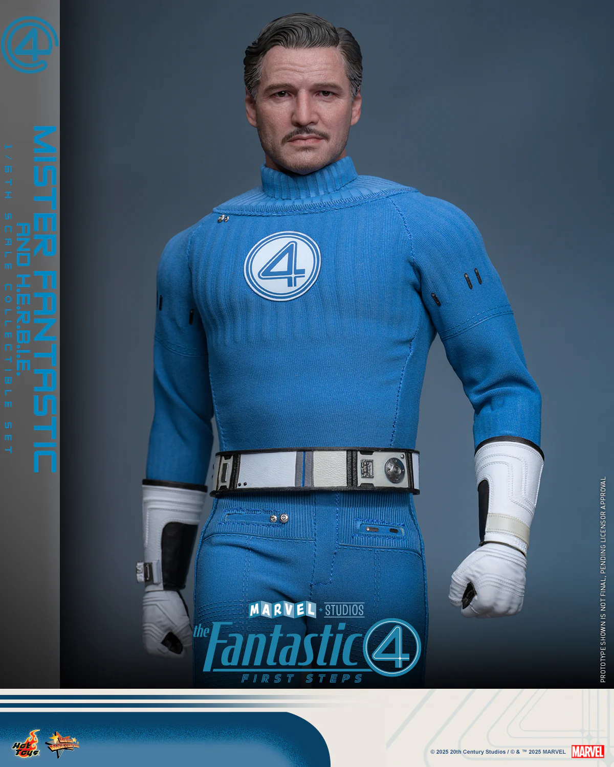[Pre-Order] MMS822 - The Fantastic Four: First Steps 1/6th scale Mister Fantastic and H.E.R.B.I.E. Collectible Set - Image 8