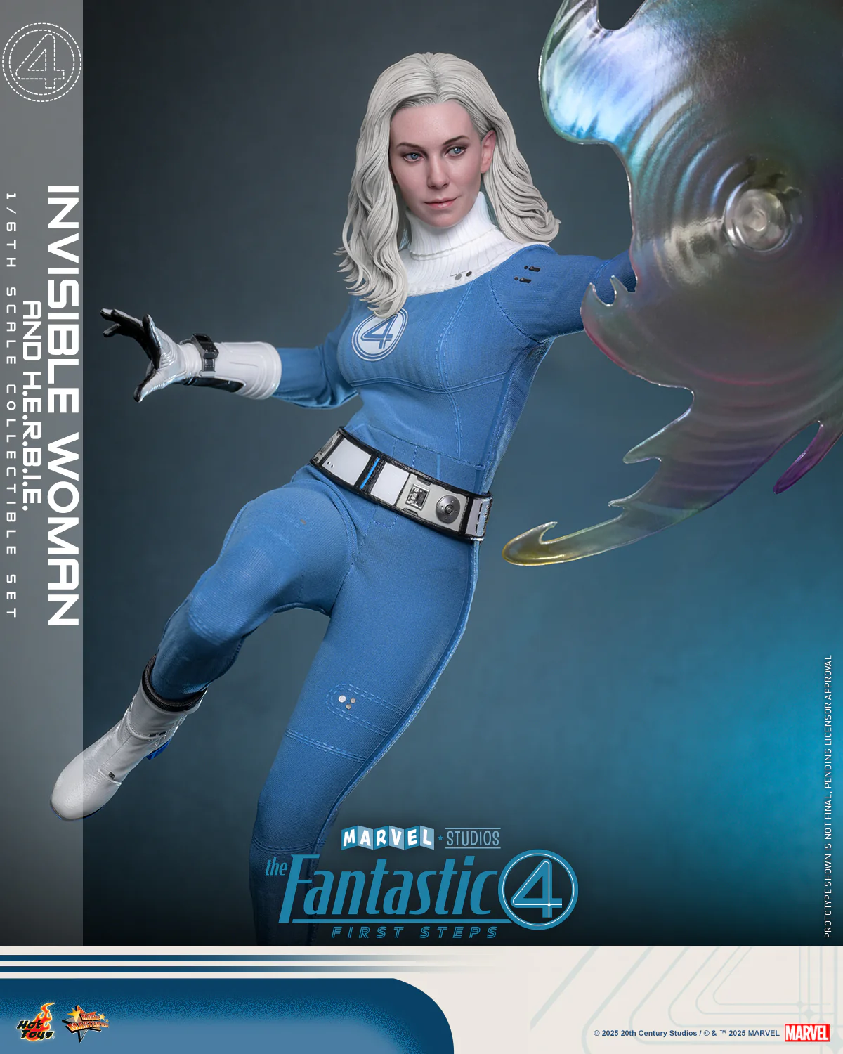 [Pre-Order] MMS824B - The Fantastic Four: First Steps 1/6th scale Invisible Woman and H.E.R.B.I.E. Collectible Set (Special Edition) - Image 5
