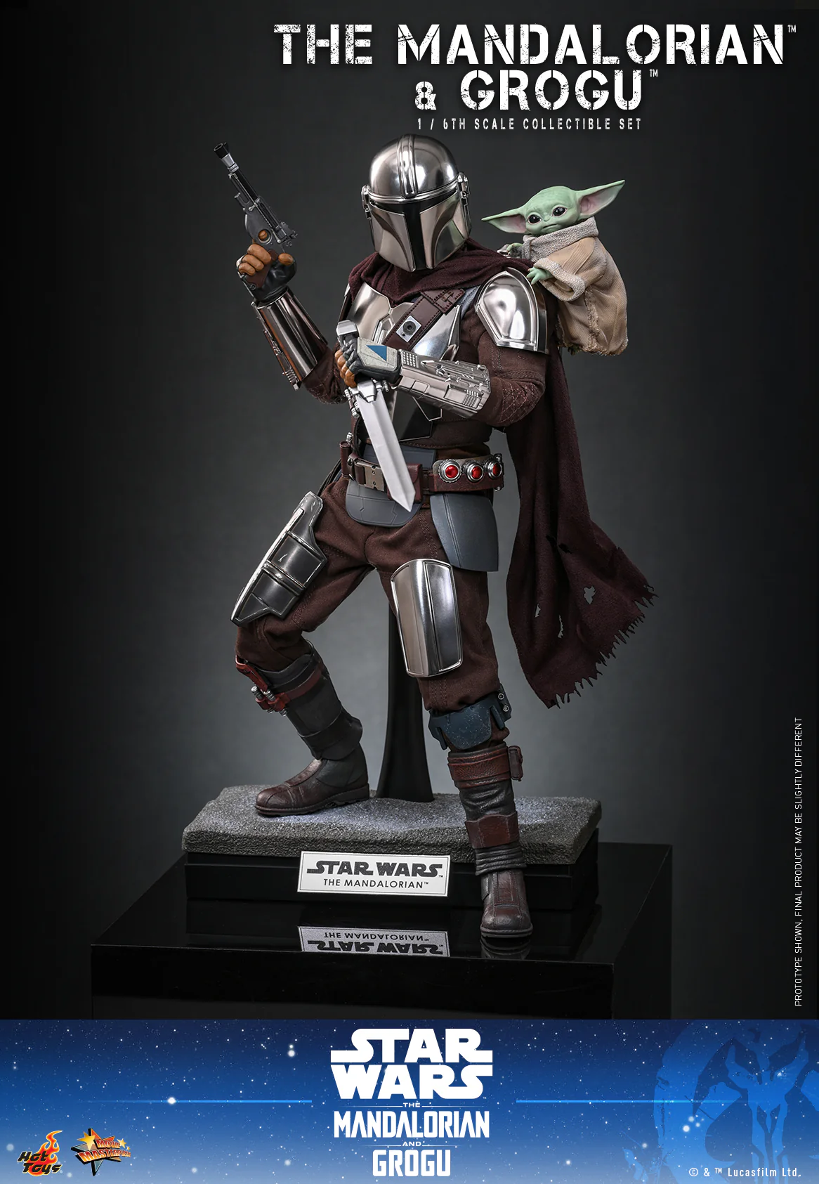 [Pre-Order] MMS871 - The Mandalorian and Grogu - 1/6 The Mandalorian and Grogu Collectible Set