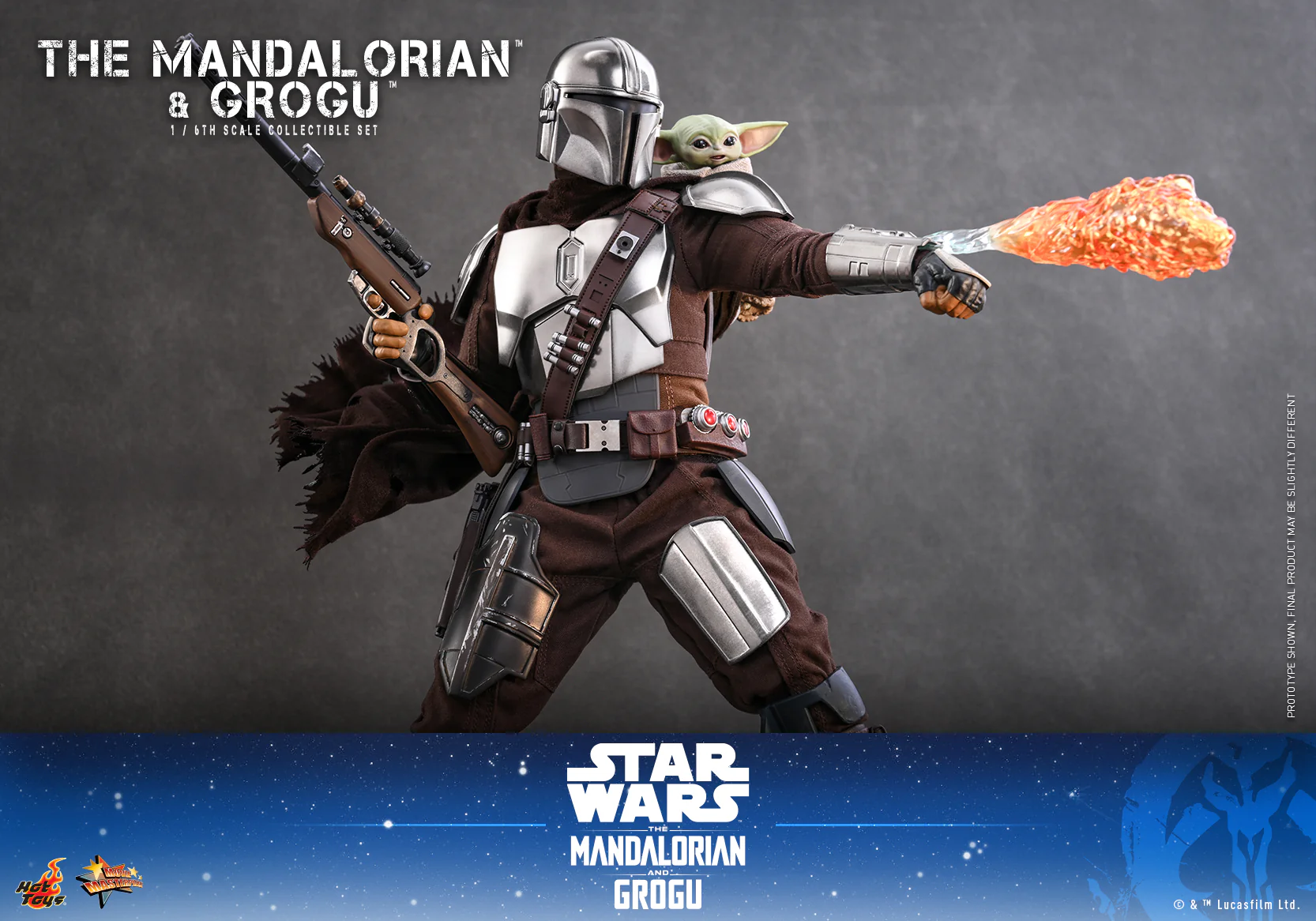 [Pre-Order] MMS871 - The Mandalorian and Grogu - 1/6 The Mandalorian and Grogu Collectible Set - Image 15