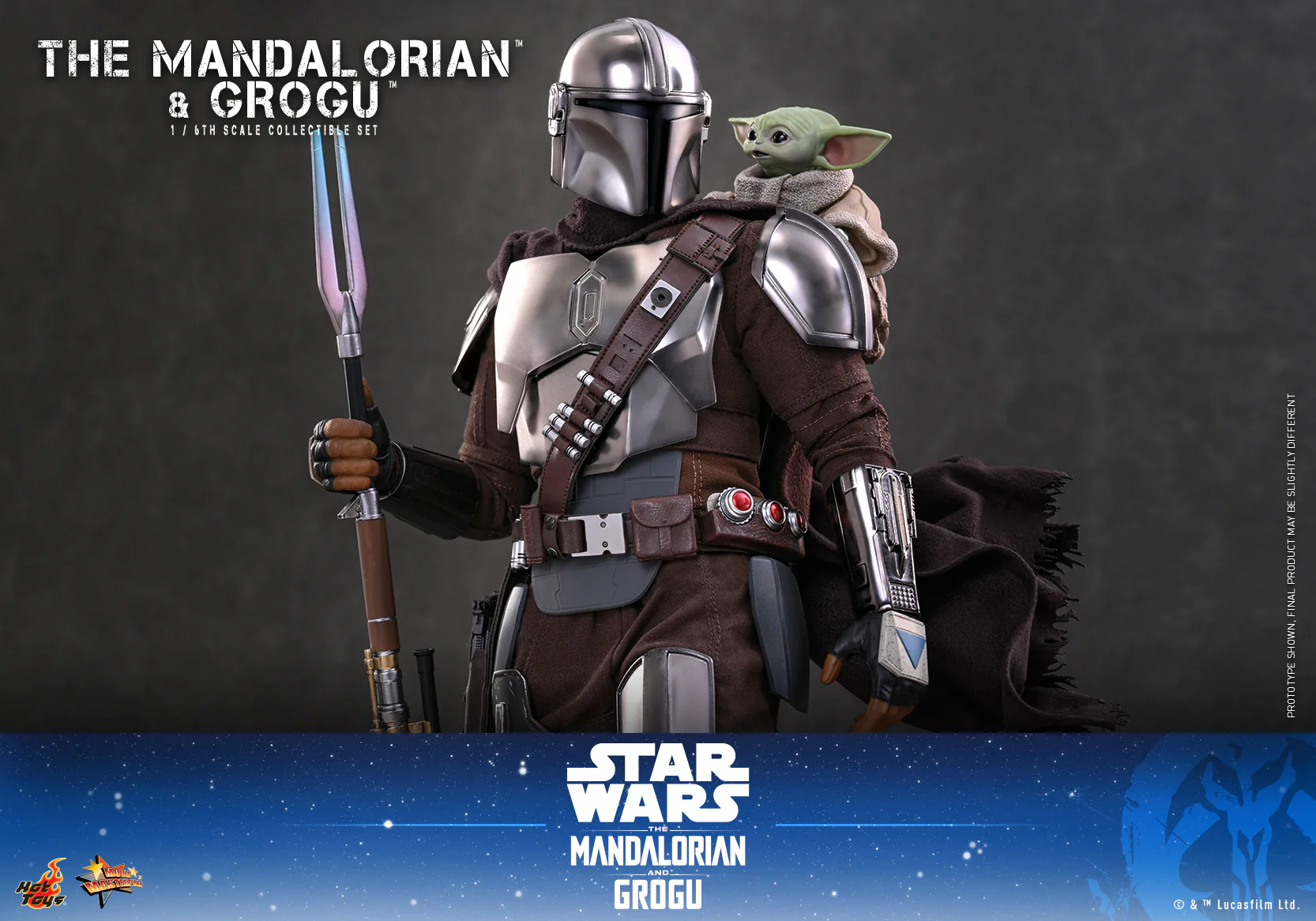 [Pre-Order] MMS871 - The Mandalorian and Grogu - 1/6 The Mandalorian and Grogu Collectible Set - Image 16