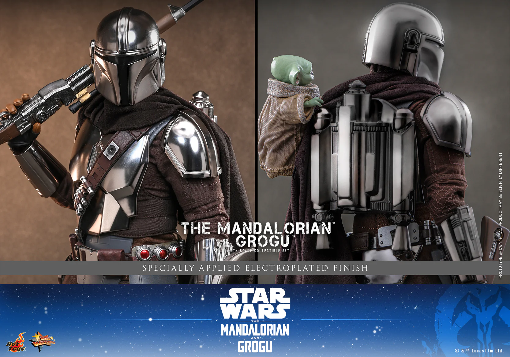 [Pre-Order] MMS871 - The Mandalorian and Grogu - 1/6 The Mandalorian and Grogu Collectible Set - Image 19