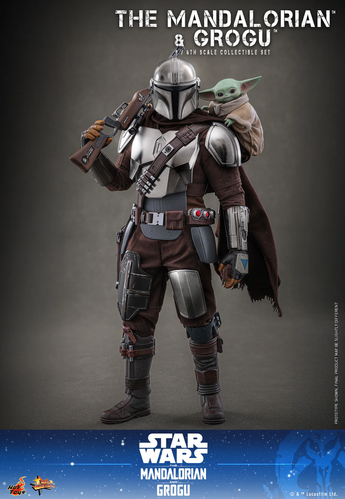 [Pre-Order] MMS871 - The Mandalorian and Grogu - 1/6 The Mandalorian and Grogu Collectible Set - Image 3