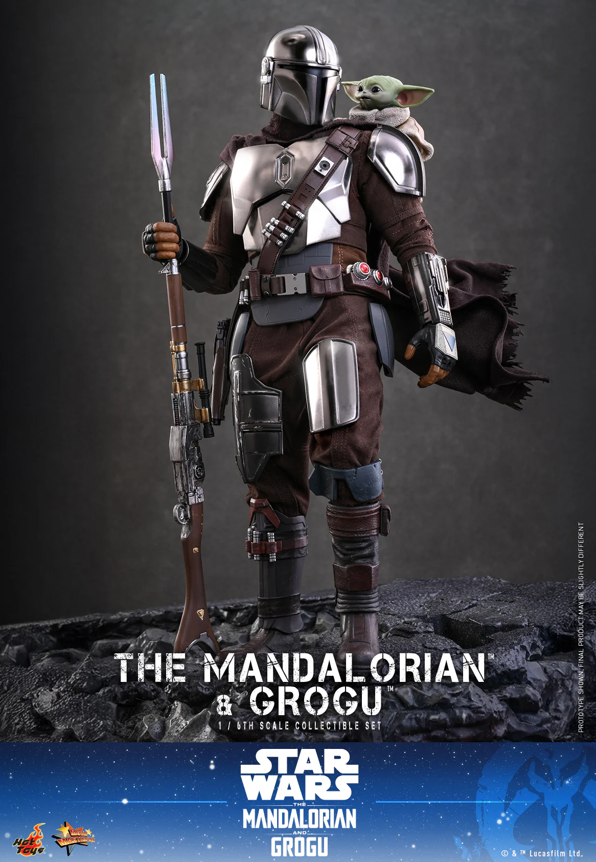 [Pre-Order] MMS871 - The Mandalorian and Grogu - 1/6 The Mandalorian and Grogu Collectible Set - Image 4