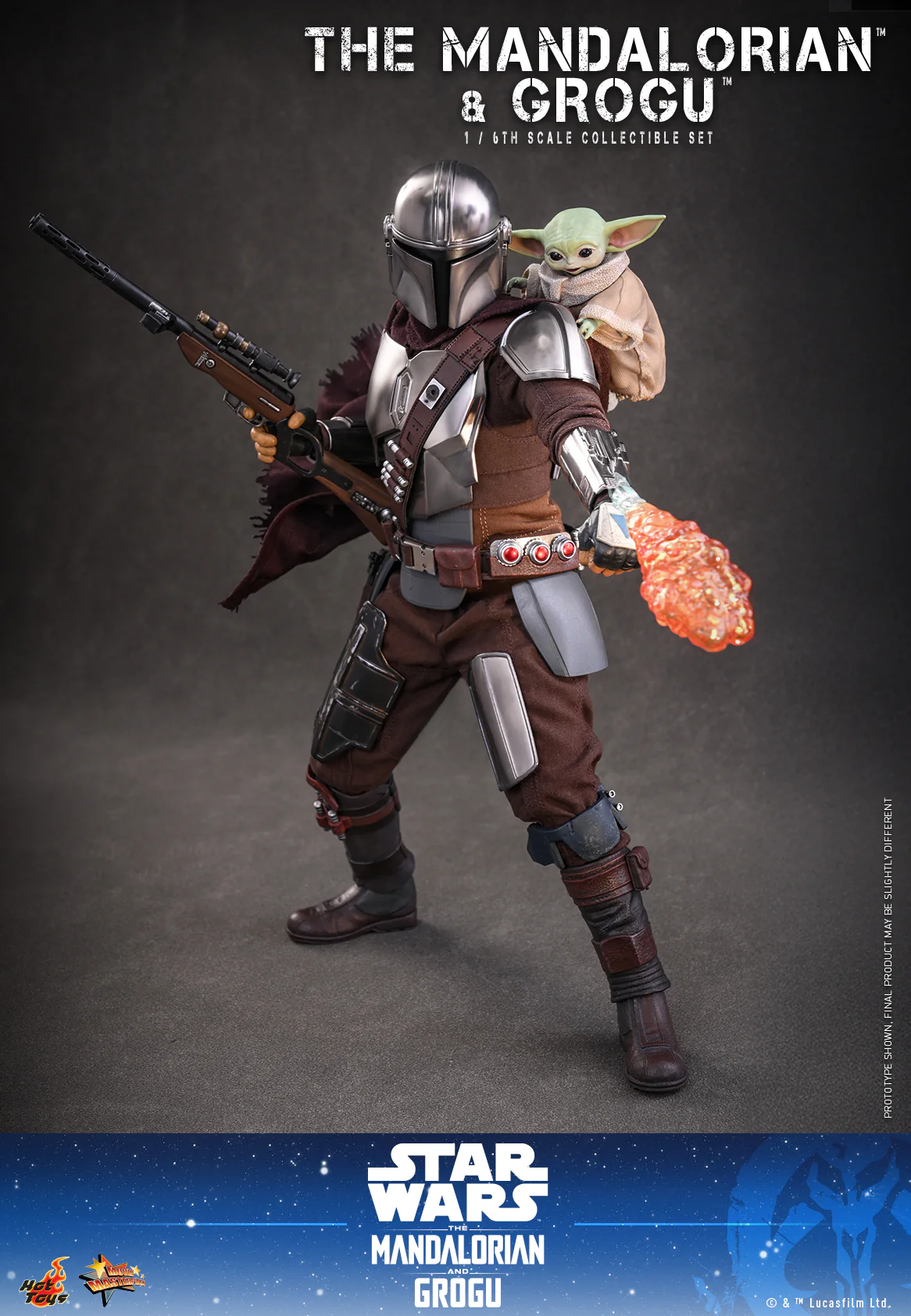 [Pre-Order] MMS871 - The Mandalorian and Grogu - 1/6 The Mandalorian and Grogu Collectible Set - Image 5