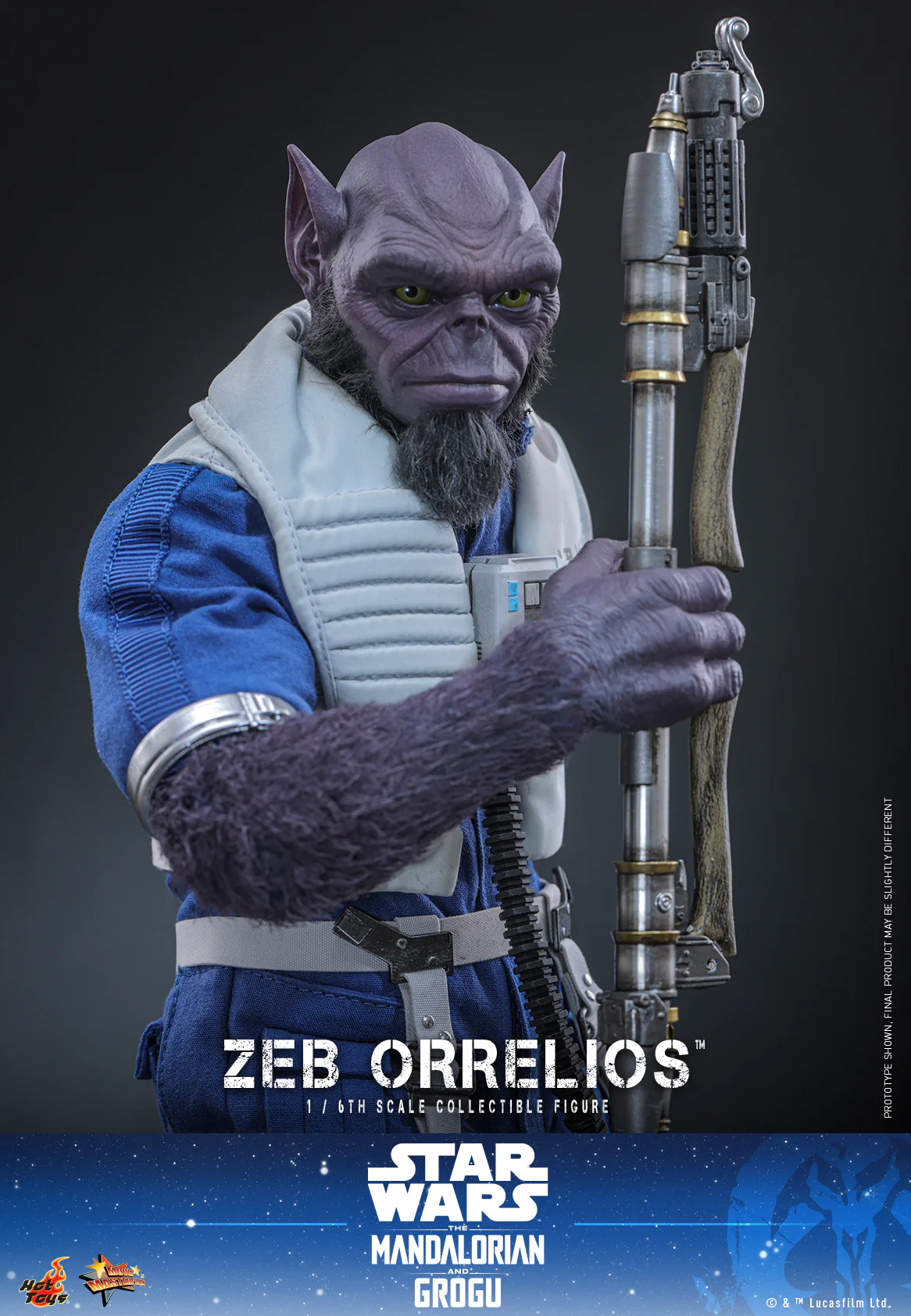 [Pre-Order] MMS876 - Star Wars: The Mandalorian & Grogu™ - 1/6th scale Zeb Orrelios™ Collectible Figure - Image 12