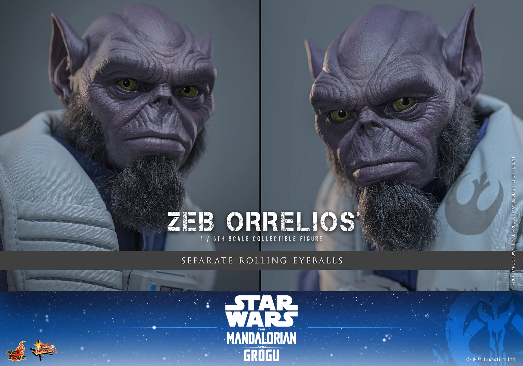 [Pre-Order] MMS876 - Star Wars: The Mandalorian & Grogu™ - 1/6th scale Zeb Orrelios™ Collectible Figure - Image 16