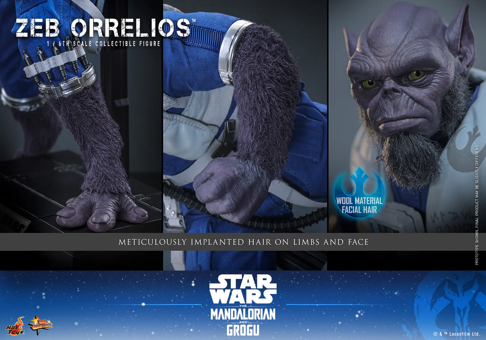 [Pre-Order] MMS876 - Star Wars: The Mandalorian & Grogu™ - 1/6th scale Zeb Orrelios™ Collectible Figure - Image 17