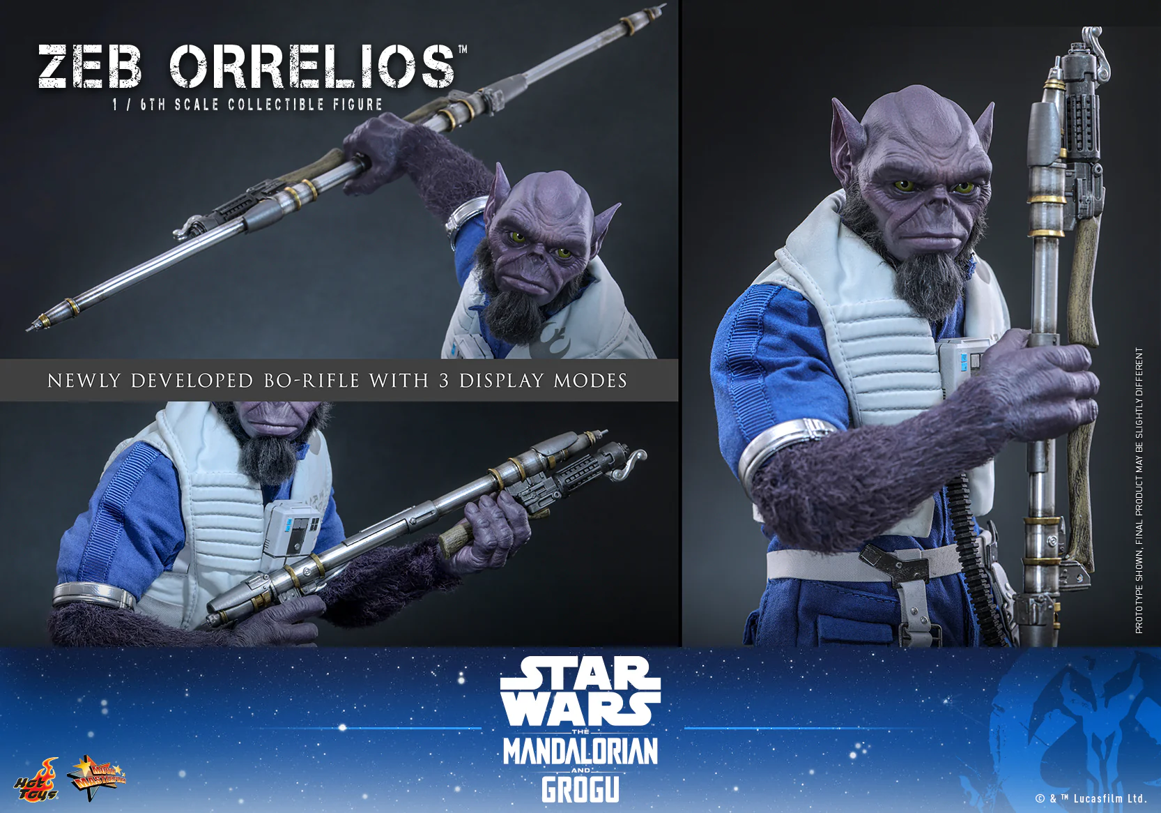 [Pre-Order] MMS876 - Star Wars: The Mandalorian & Grogu™ - 1/6th scale Zeb Orrelios™ Collectible Figure - Image 18