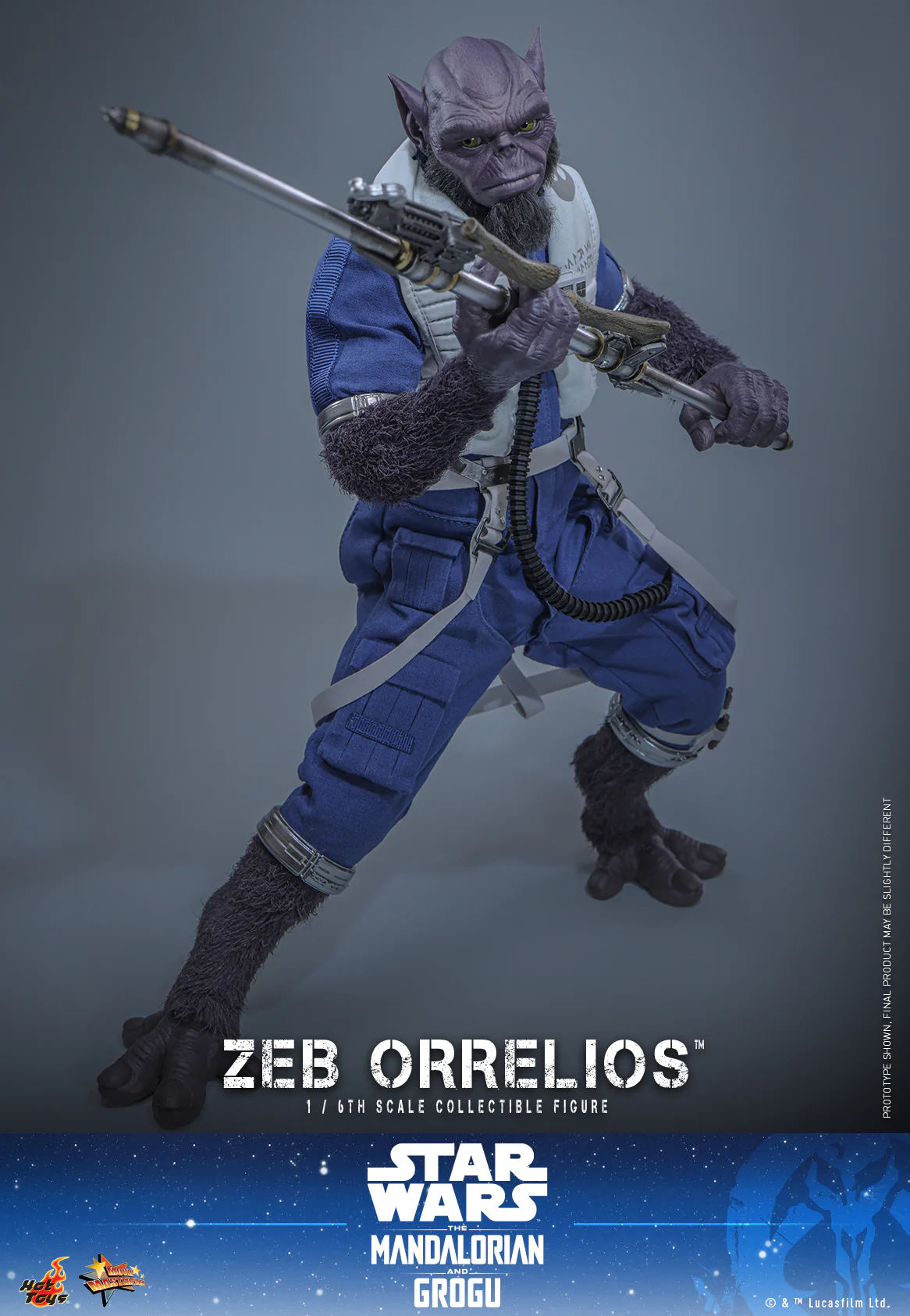 [Pre-Order] MMS876 - Star Wars: The Mandalorian & Grogu™ - 1/6th scale Zeb Orrelios™ Collectible Figure - Image 3