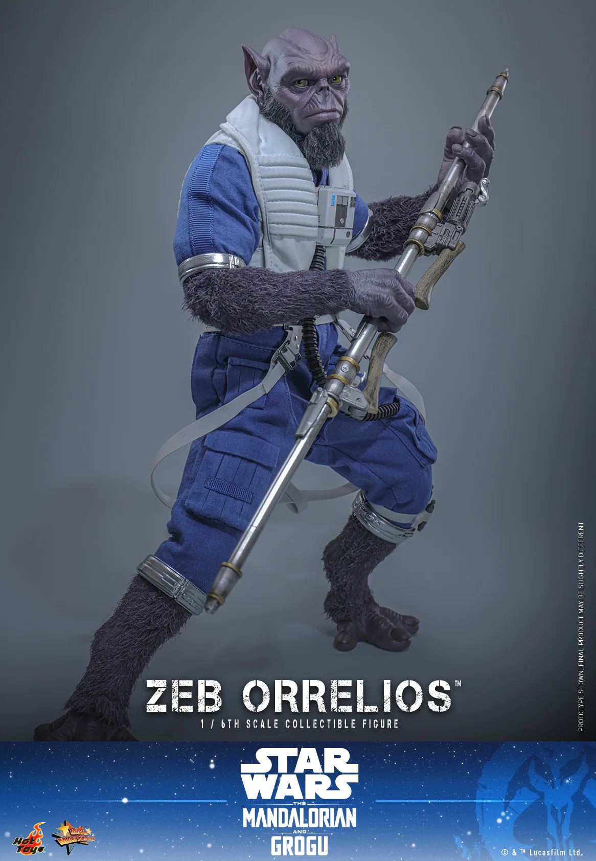 [Pre-Order] MMS876 - Star Wars: The Mandalorian & Grogu™ - 1/6th scale Zeb Orrelios™ Collectible Figure - Image 4