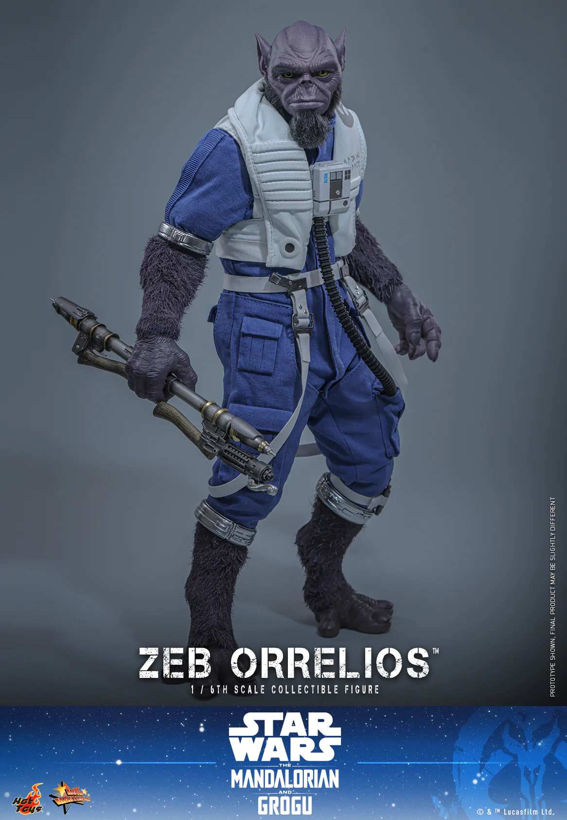 [Pre-Order] MMS876 - Star Wars: The Mandalorian & Grogu™ - 1/6th scale Zeb Orrelios™ Collectible Figure - Image 5