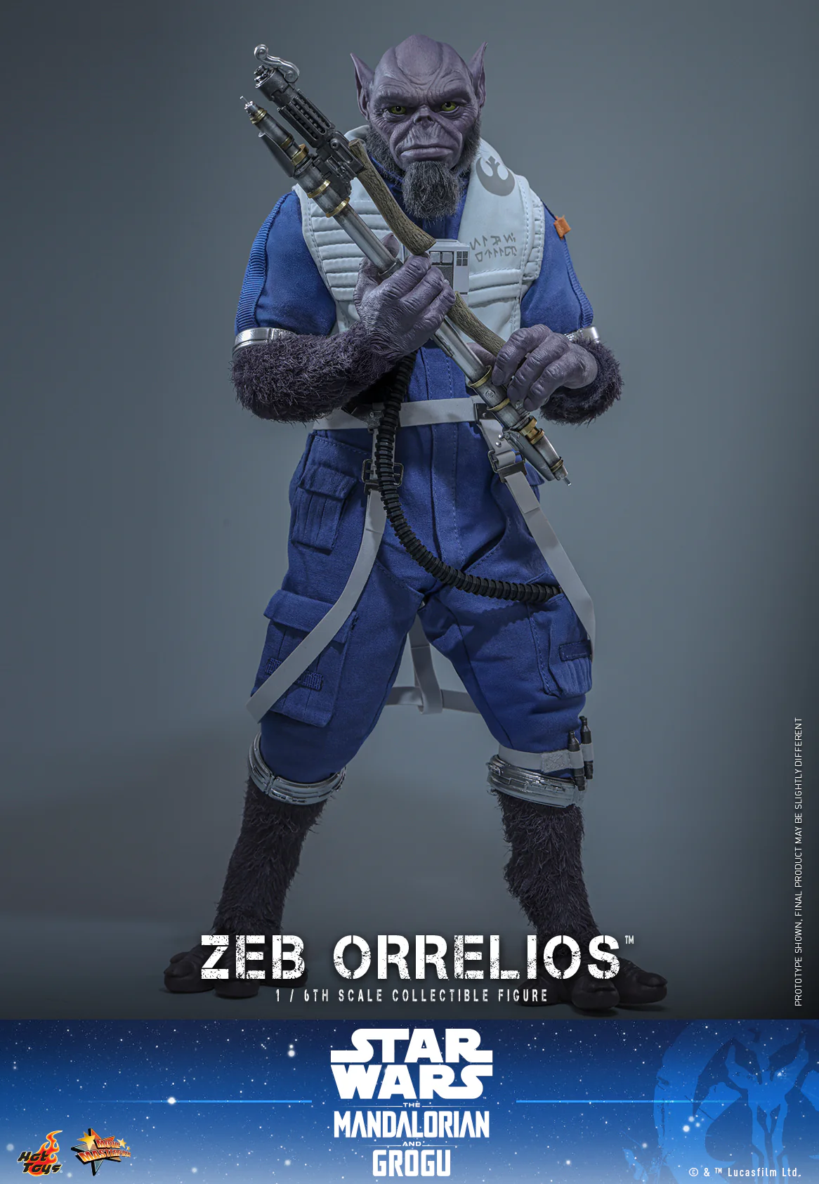 [Pre-Order] MMS876 - Star Wars: The Mandalorian & Grogu™ - 1/6th scale Zeb Orrelios™ Collectible Figure - Image 6