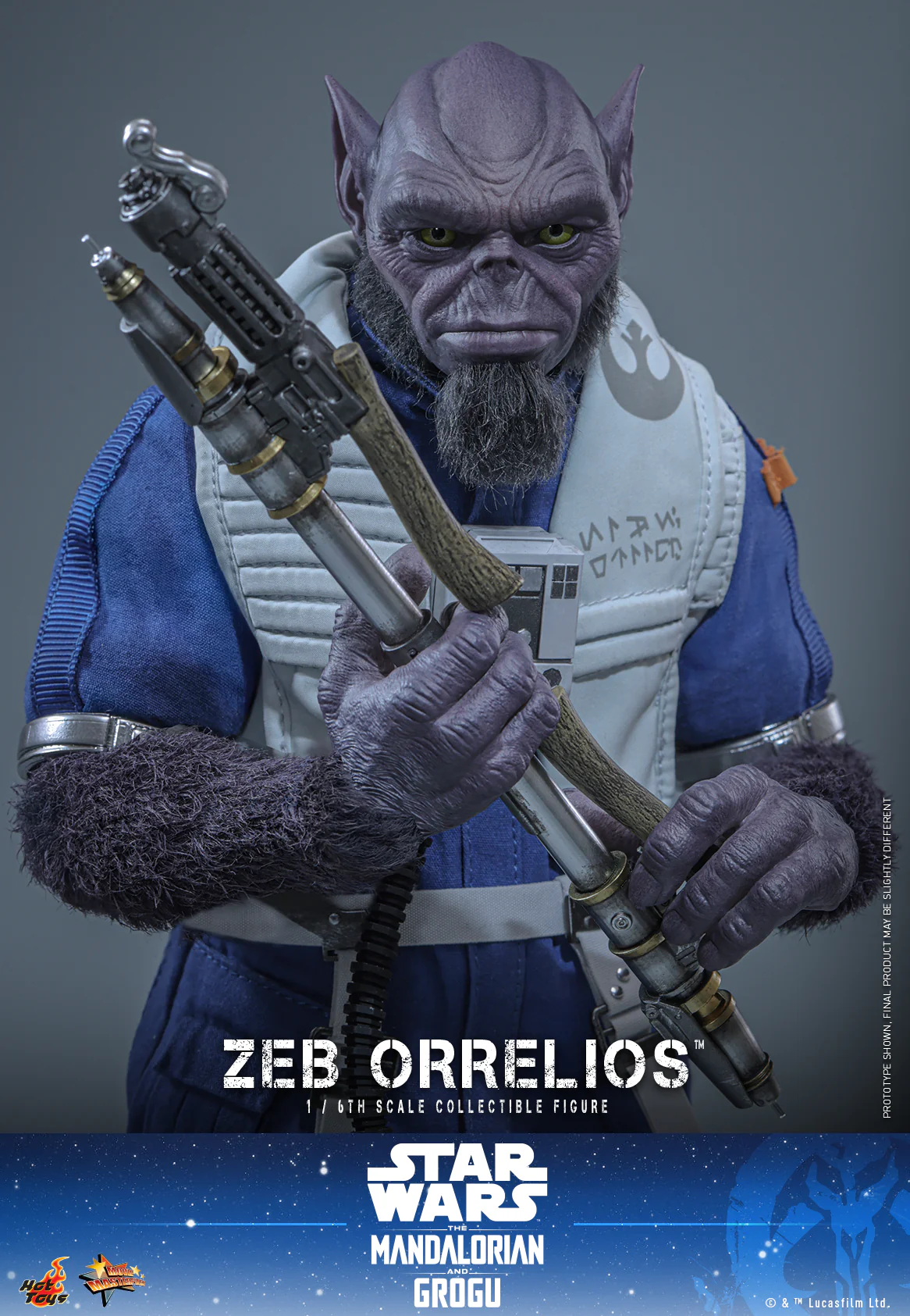 [Pre-Order] MMS876 - Star Wars: The Mandalorian & Grogu™ - 1/6th scale Zeb Orrelios™ Collectible Figure - Image 7