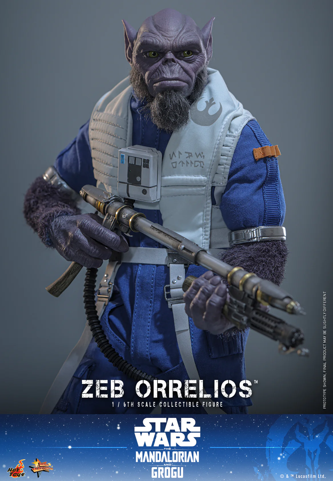 [Pre-Order] MMS876 - Star Wars: The Mandalorian & Grogu™ - 1/6th scale Zeb Orrelios™ Collectible Figure - Image 8