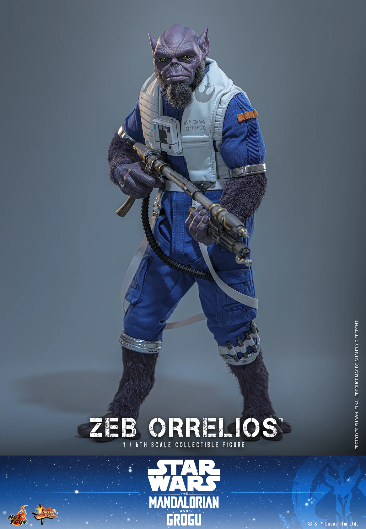 [Pre-Order] MMS876 - Star Wars: The Mandalorian & Grogu™ - 1/6th scale Zeb Orrelios™ Collectible Figure - Image 9