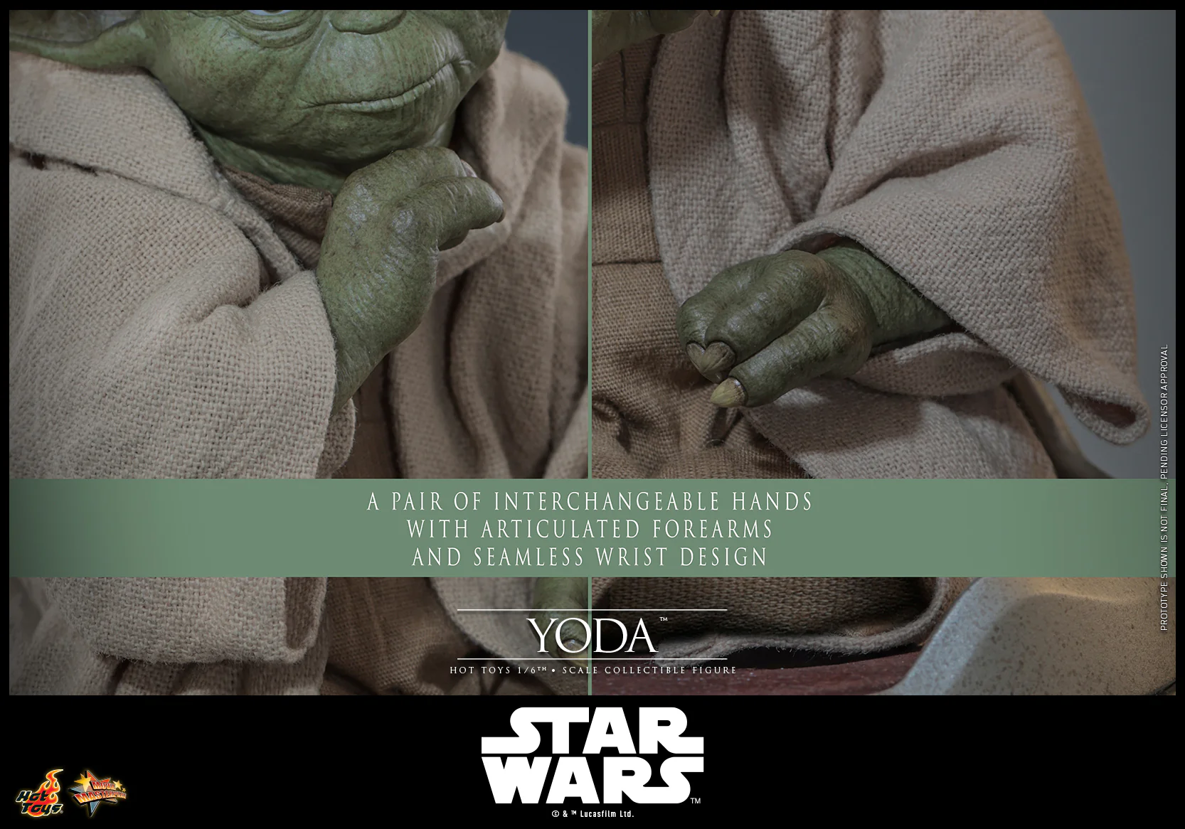 [Pre-Order] MMS878 - Star Wars: Revenge of the Sith™ - 1/6th scale Yoda™ Collectible Figure - Image 21