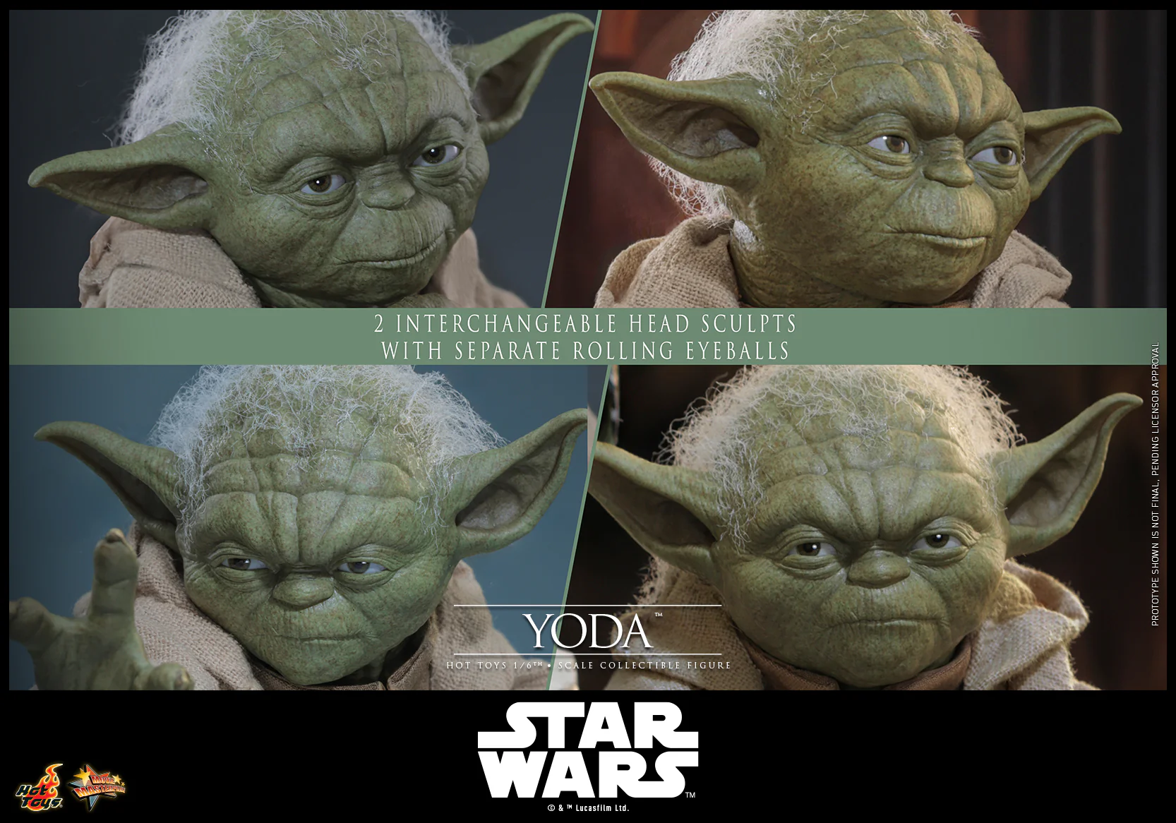 [Pre-Order] MMS878 - Star Wars: Revenge of the Sith™ - 1/6th scale Yoda™ Collectible Figure - Image 22