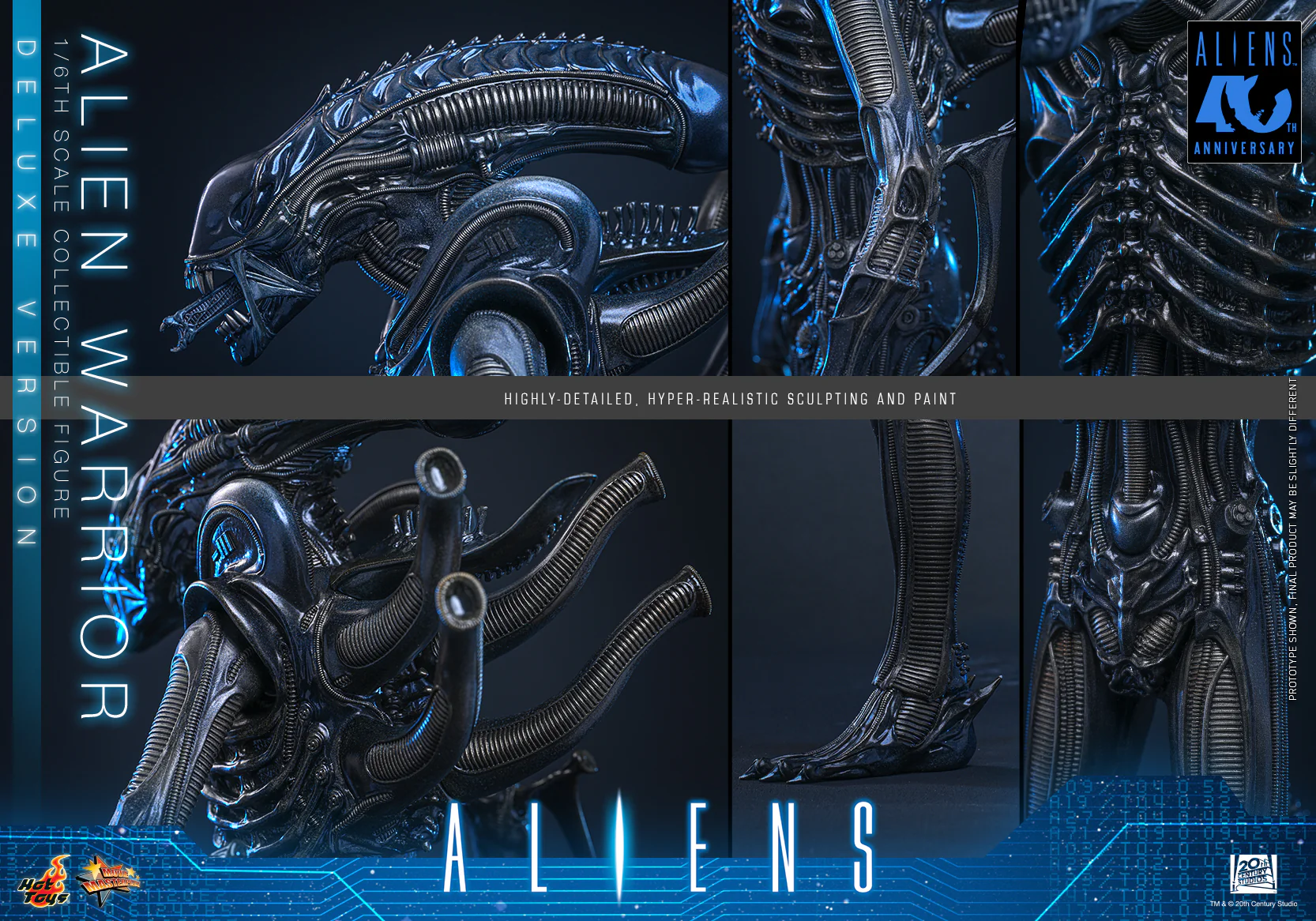 [Pre-Order] MMS899 – Aliens - 1/6th scale Alien Warrior Collectible Figure (Deluxe Version) - Image 16