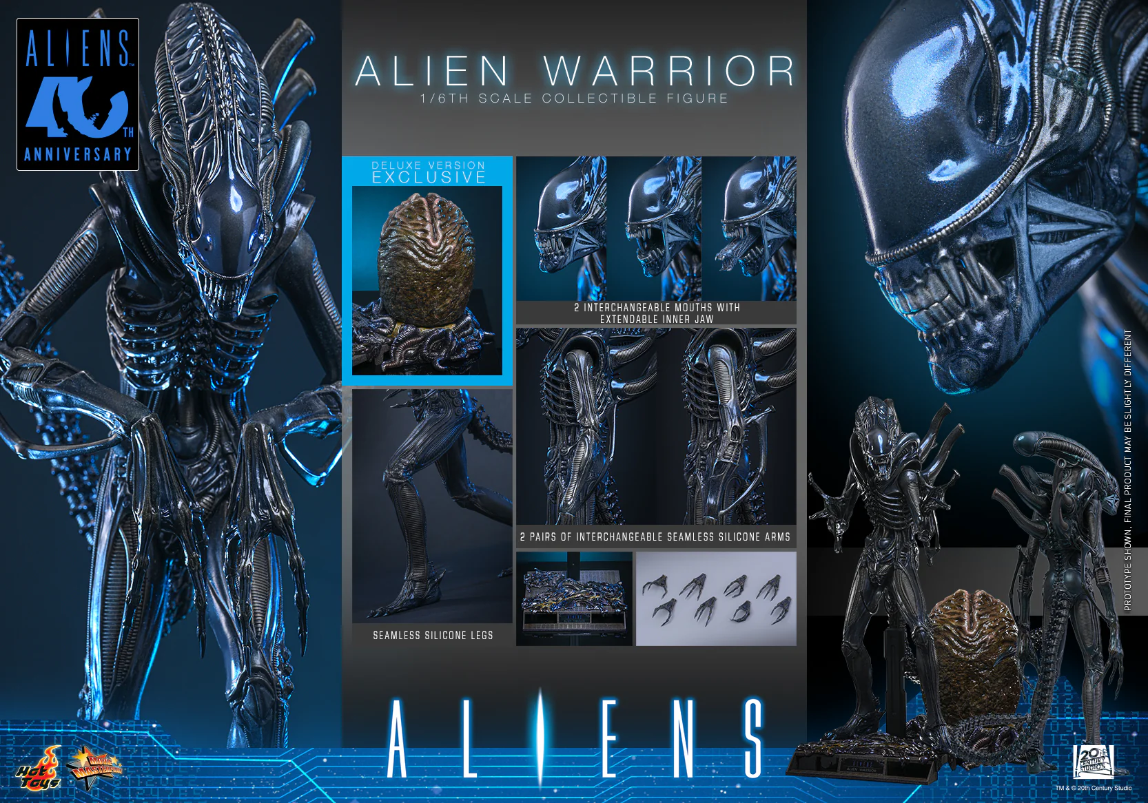 [Pre-Order] MMS899 – Aliens - 1/6th scale Alien Warrior Collectible Figure (Deluxe Version) - Image 2