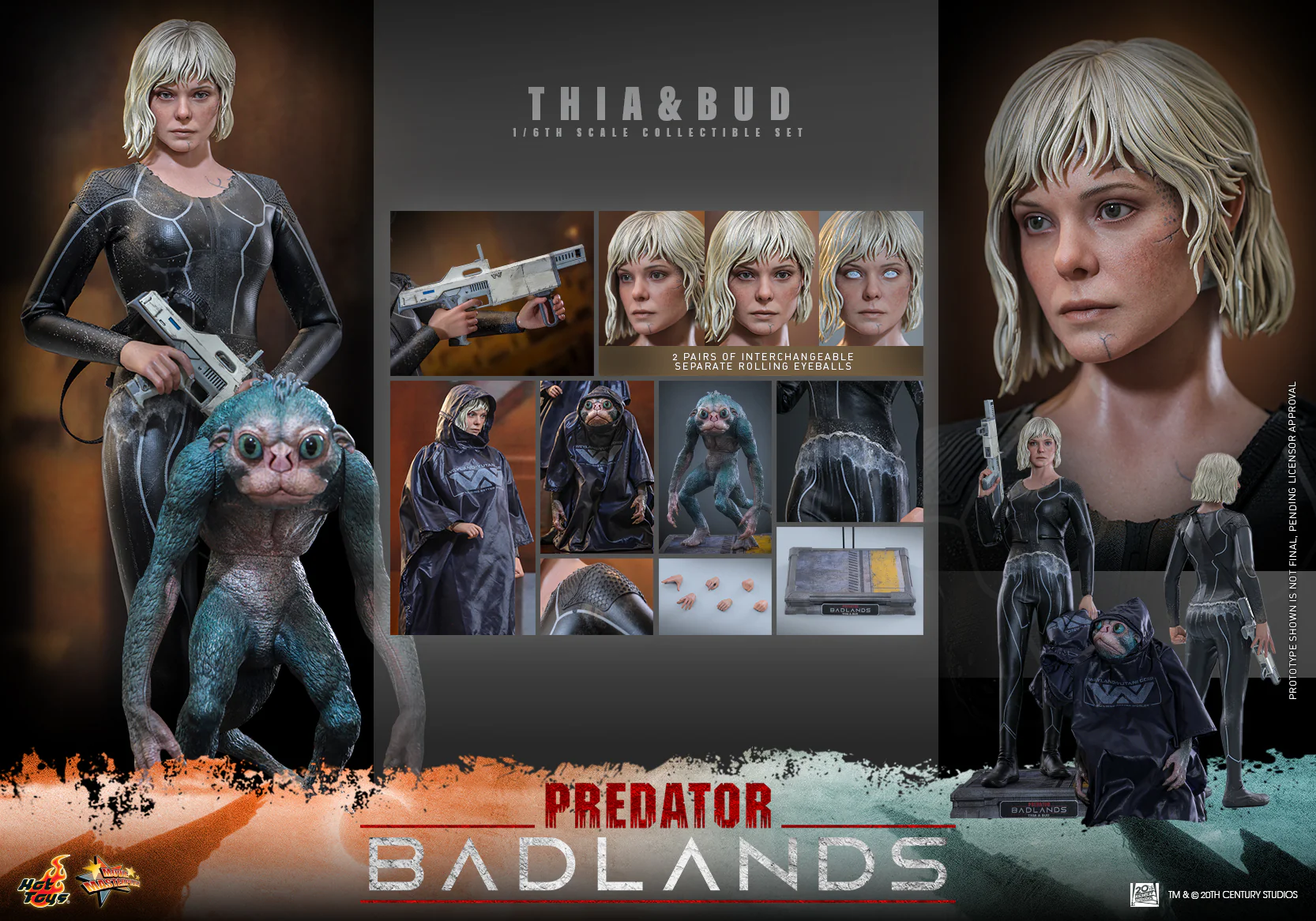 [Pre-Order] MMS900 – Predator: Badlands - 1/6th scale Thia & Bud Collectible Set - Image 2