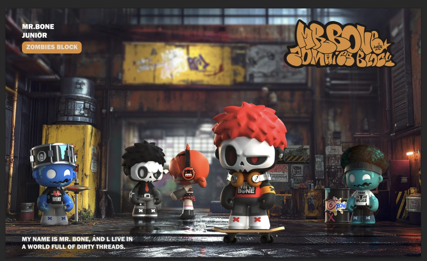 Mr.Bone Junior 2 Blind Box - Image 2