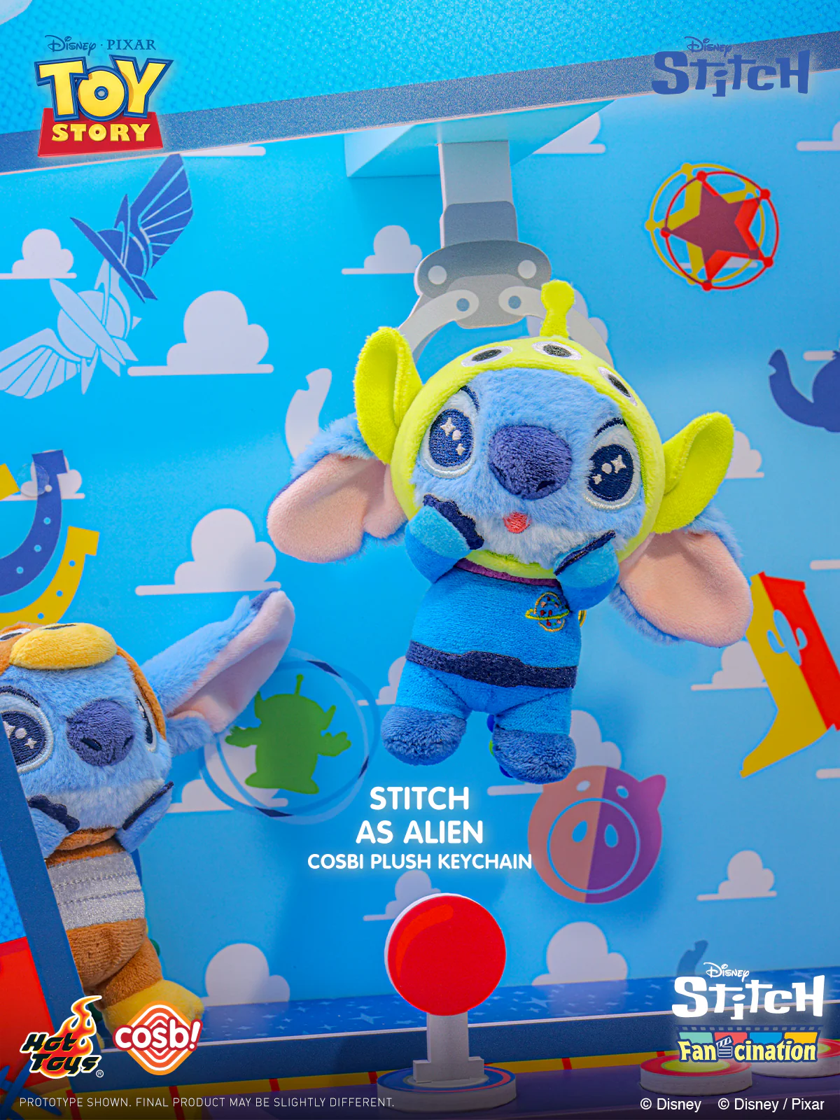 [Pre-Order] PPLU121N - Stitch Fan-Cination – Toy Story Stitch Cosbi Plush Keychain Collection