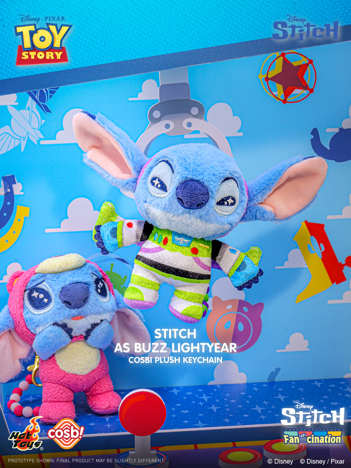 [Pre-Order] PPLU121N - Stitch Fan-Cination – Toy Story Stitch Cosbi Plush Keychain Collection - Image 3