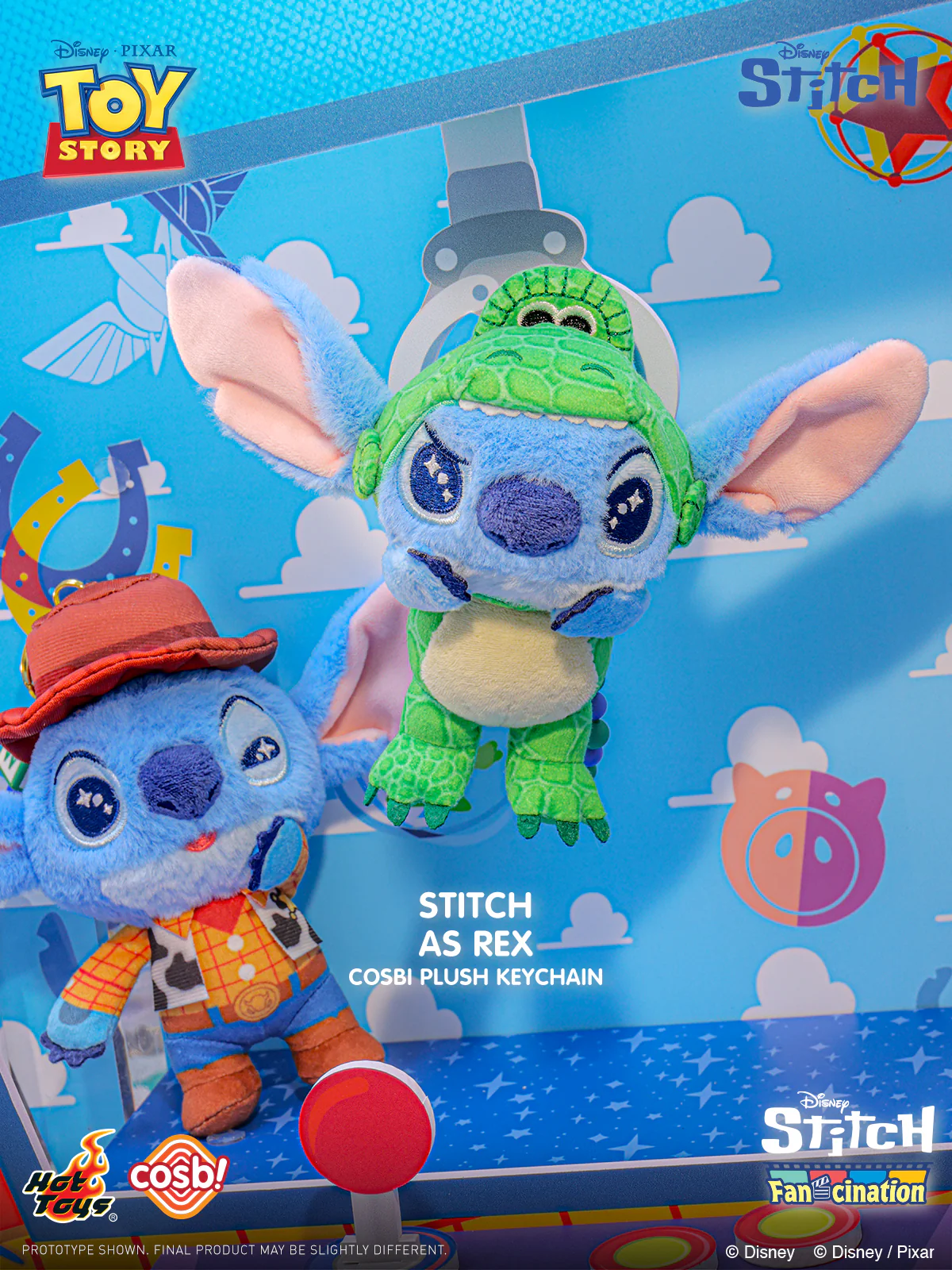[Pre-Order] PPLU121N - Stitch Fan-Cination – Toy Story Stitch Cosbi Plush Keychain Collection - Image 4