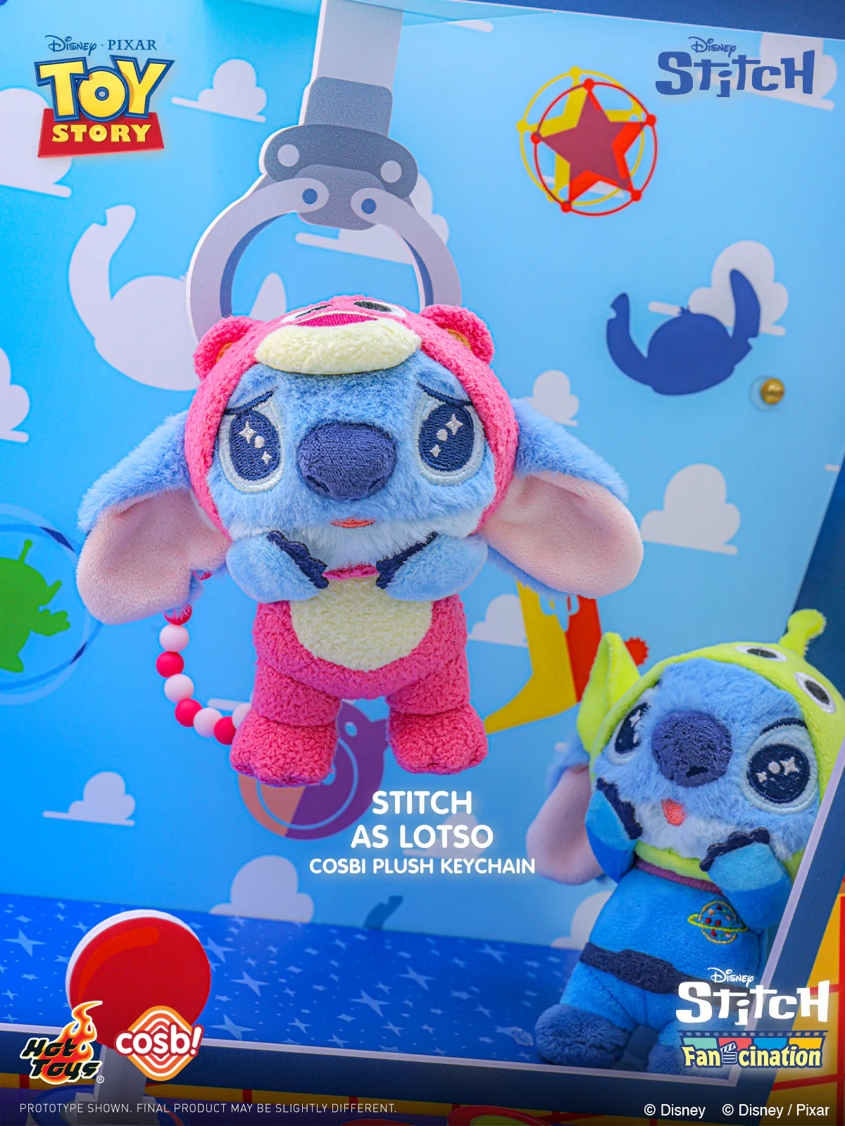 [Pre-Order] PPLU121N - Stitch Fan-Cination – Toy Story Stitch Cosbi Plush Keychain Collection - Image 6