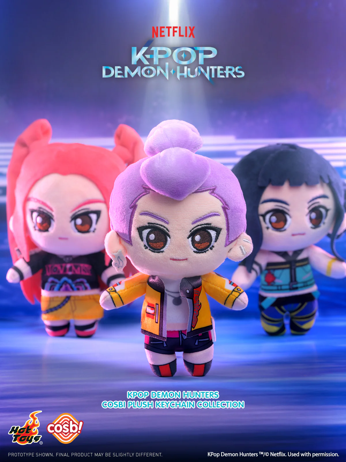 [Pre-Order] PPLU122N - KPop Demon Hunters - KPop Demon Hunters Cosbi Plush Keychain Collection - Image 2