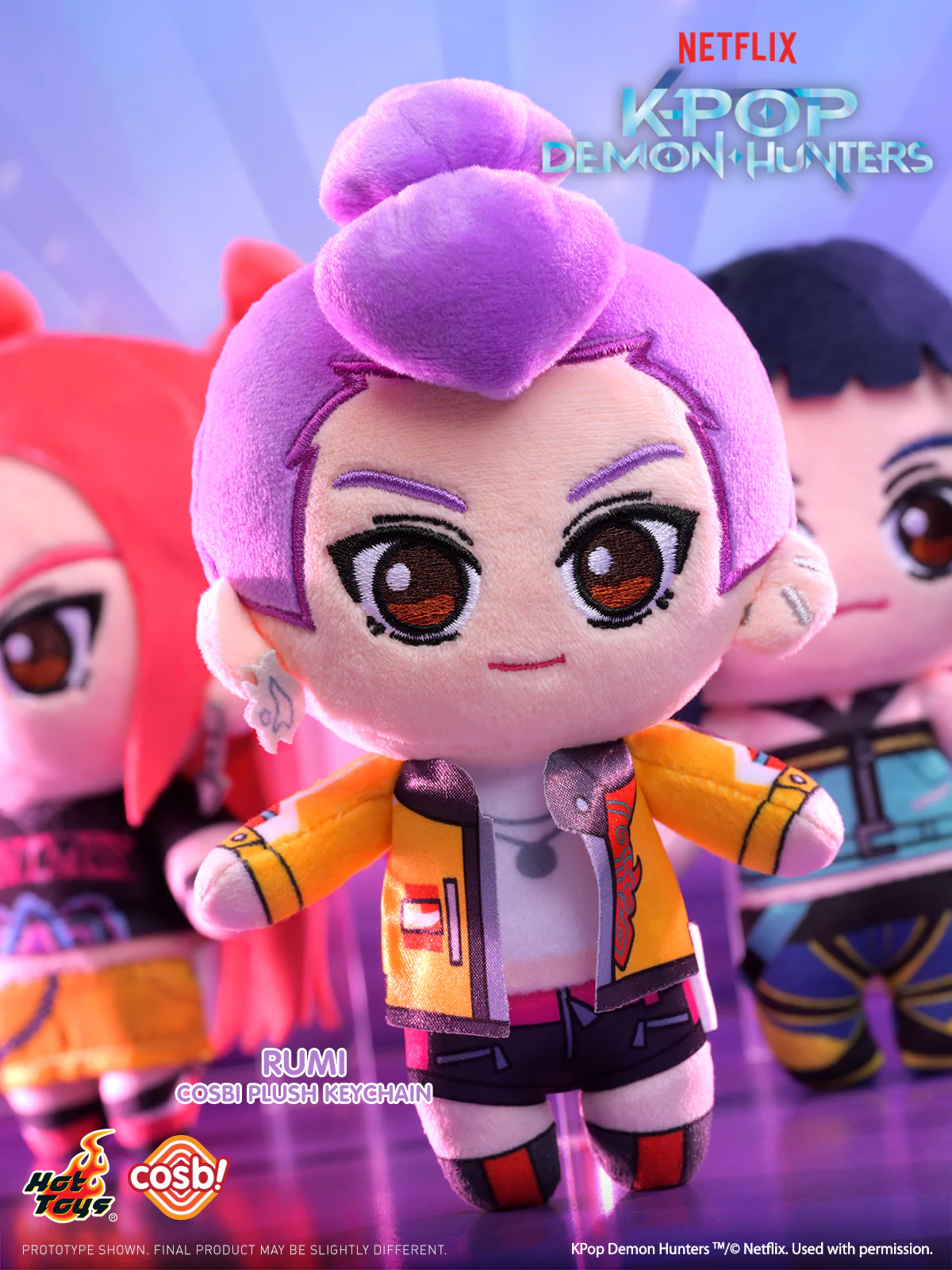 [Pre-Order] PPLU122N - KPop Demon Hunters - KPop Demon Hunters Cosbi Plush Keychain Collection - Image 3