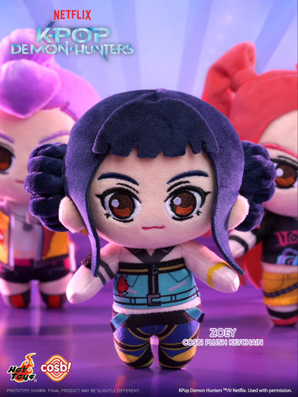 [Pre-Order] PPLU122N - KPop Demon Hunters - KPop Demon Hunters Cosbi Plush Keychain Collection - Image 4