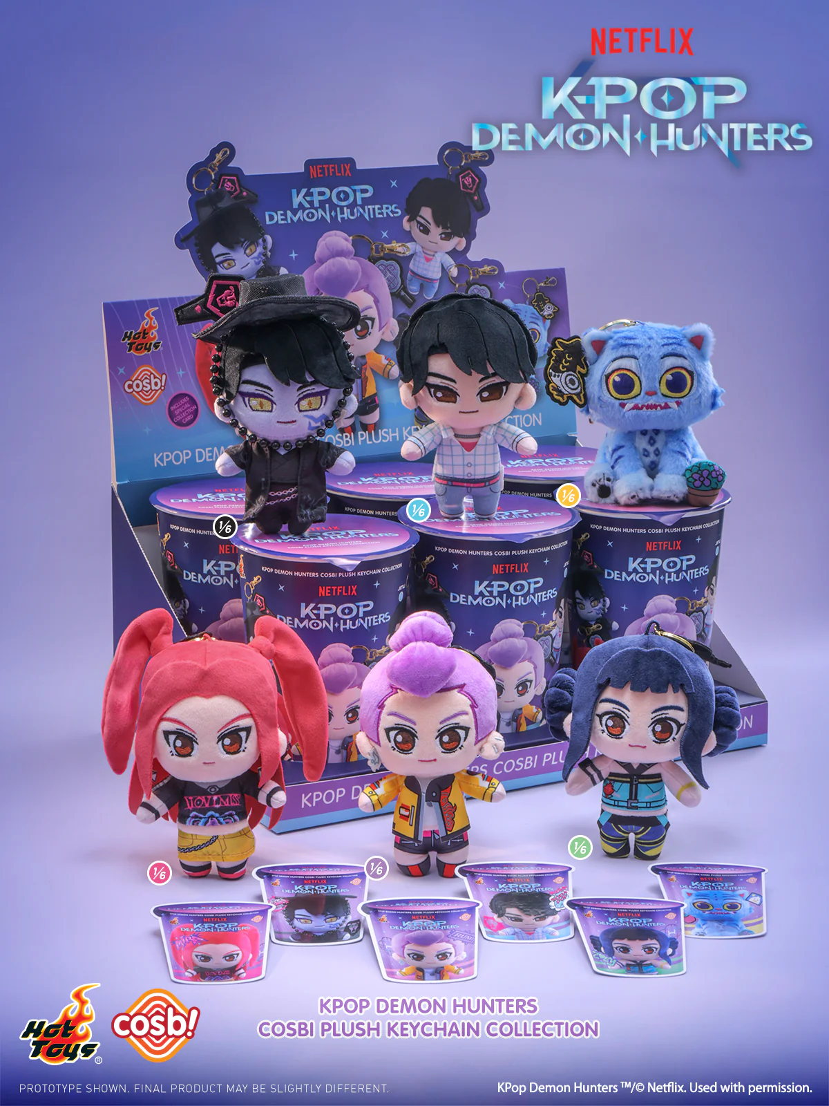 [Pre-Order] PPLU122N - KPop Demon Hunters - KPop Demon Hunters Cosbi Plush Keychain Collection - Image 9