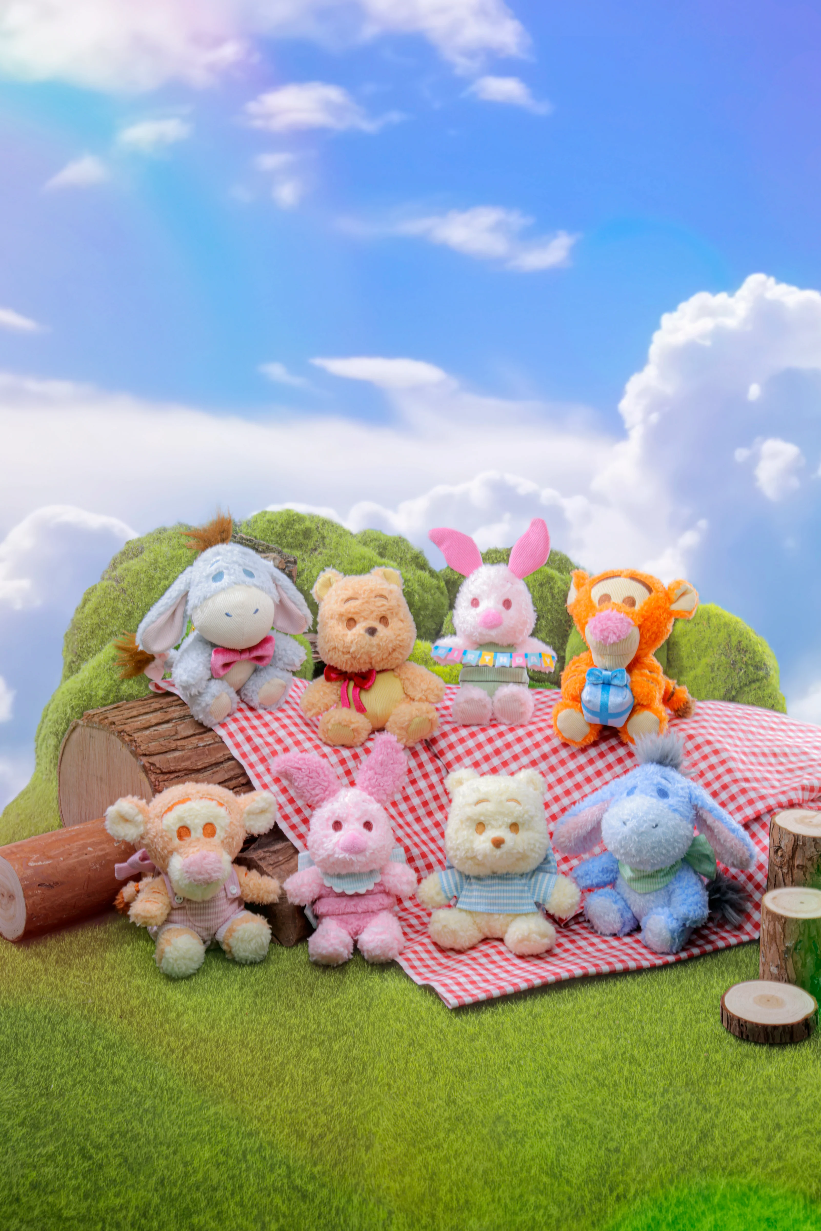 [Pre-Order] PPLU129N - Winnie the Pooh - Winnie the Pooh Cosbi Plush Keychain Collection (100th Anniversary Edition)