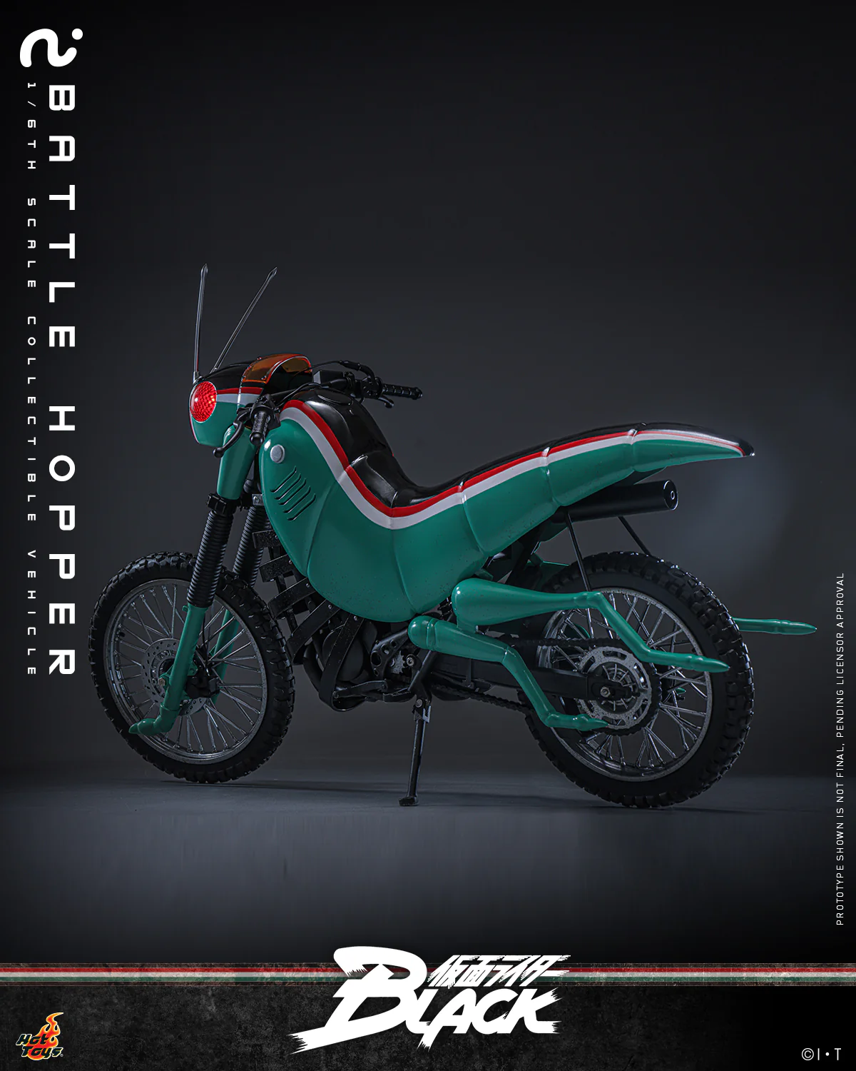 [Pre-Order] TMS161 - Kamen Rider Black - 1/6th scale Battle Hopper Collectible Vehicle - Image 3