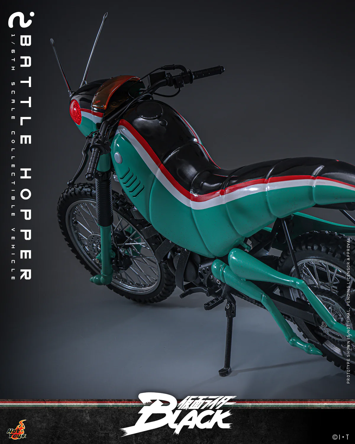 [Pre-Order] TMS161 - Kamen Rider Black - 1/6th scale Battle Hopper Collectible Vehicle - Image 4