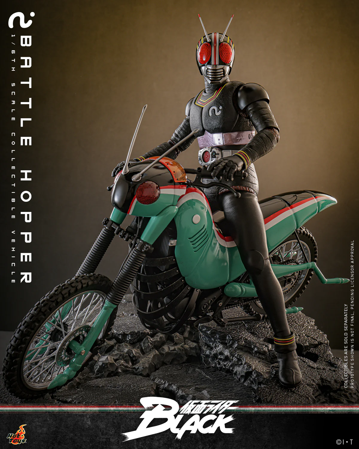 [Pre-Order] TMS161 - Kamen Rider Black - 1/6th scale Battle Hopper Collectible Vehicle - Image 8