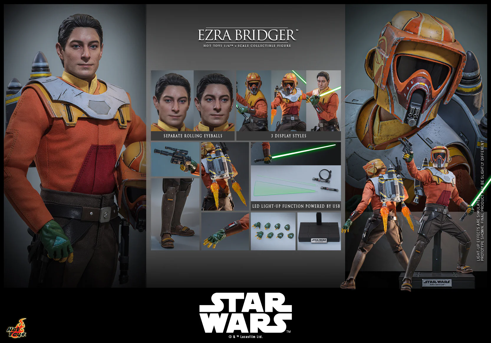[Pre-Order] TMS172 - Star Wars: Rebels™ - 1/6th scale Ezra Bridger™ Collectible Figure - Image 2