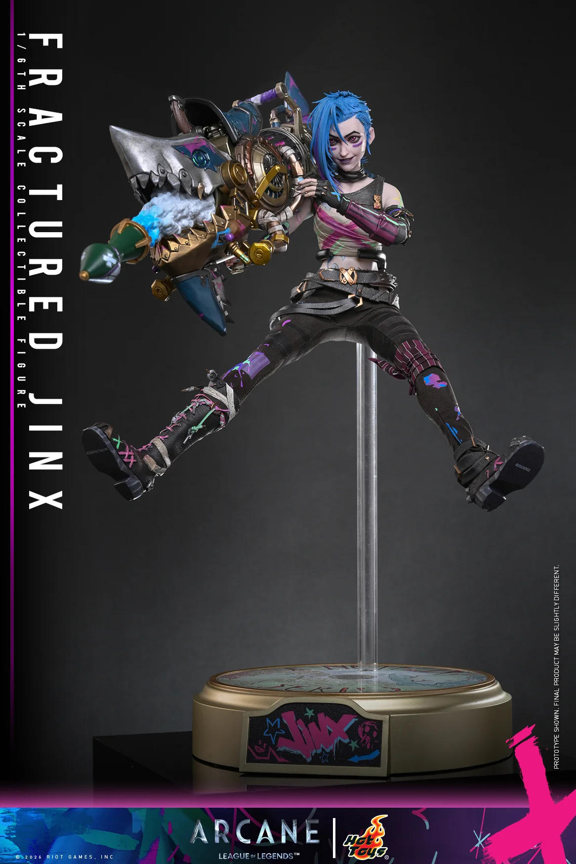 [Pre-Order] TMS183 – Arcane - 1/6th scale Fractured Jinx Collectible Figure - Image 10