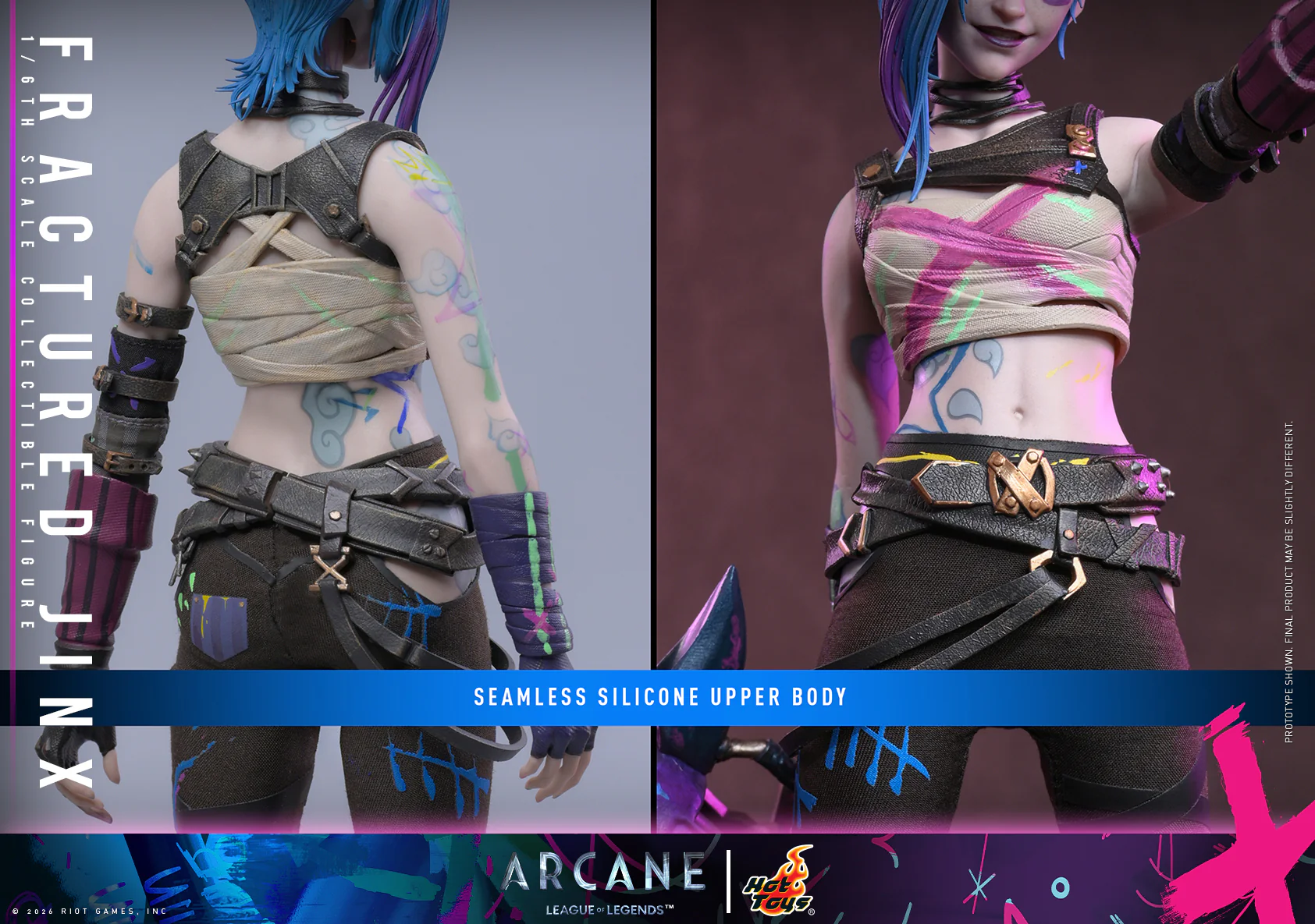 [Pre-Order] TMS183 – Arcane - 1/6th scale Fractured Jinx Collectible Figure - Image 13