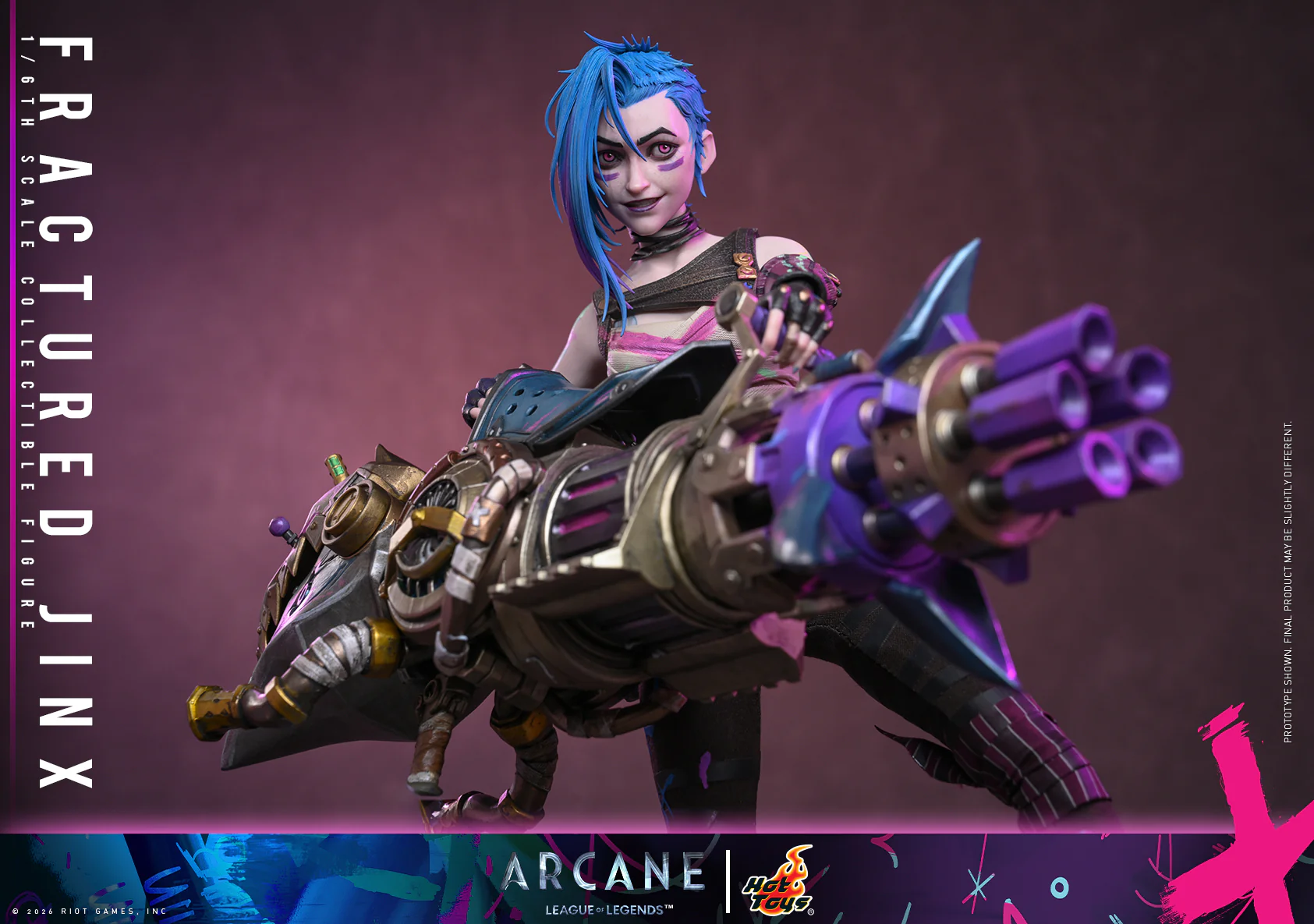 [Pre-Order] TMS183 – Arcane - 1/6th scale Fractured Jinx Collectible Figure - Image 17
